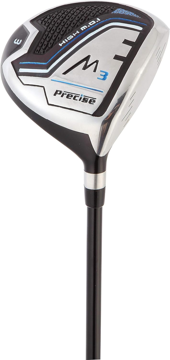 Precise M3 Mens Complete Golf Clubs Package Set Includes Driver, Fairway, Hybrid, 6-PW, Putter, Stand Bag, 3 H/C's - Right Handed - Regular, Petite or Tall Size · v2
