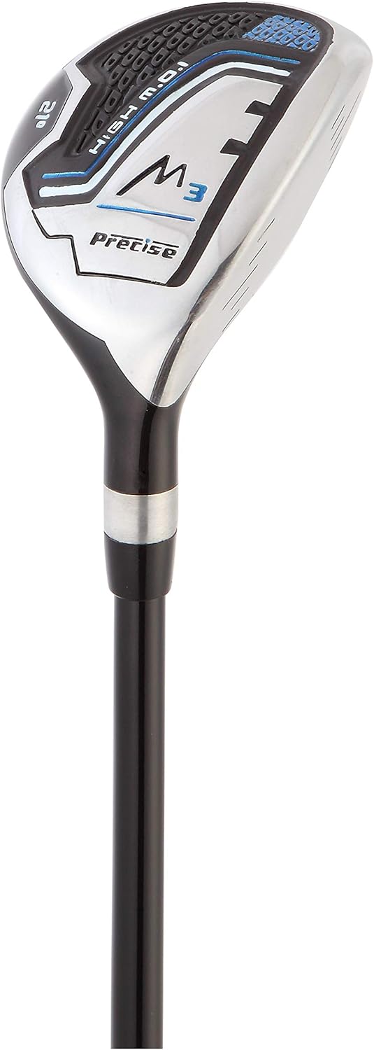 Precise M3 Mens Complete Golf Clubs Package Set Includes Driver, Fairway, Hybrid, 6-PW, Putter, Stand Bag, 3 H/C's - Right Handed - Regular, Petite or Tall Size · v2