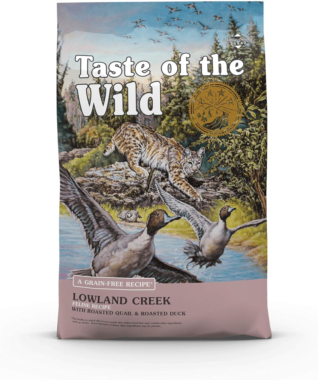Nourriture sèche de qualité supérieure pour chats et chatons Taste of the Wild, riche en protéines, contenant des superaliments et des nutriments tels que des probiotiques, des vitamines et des antioxydants