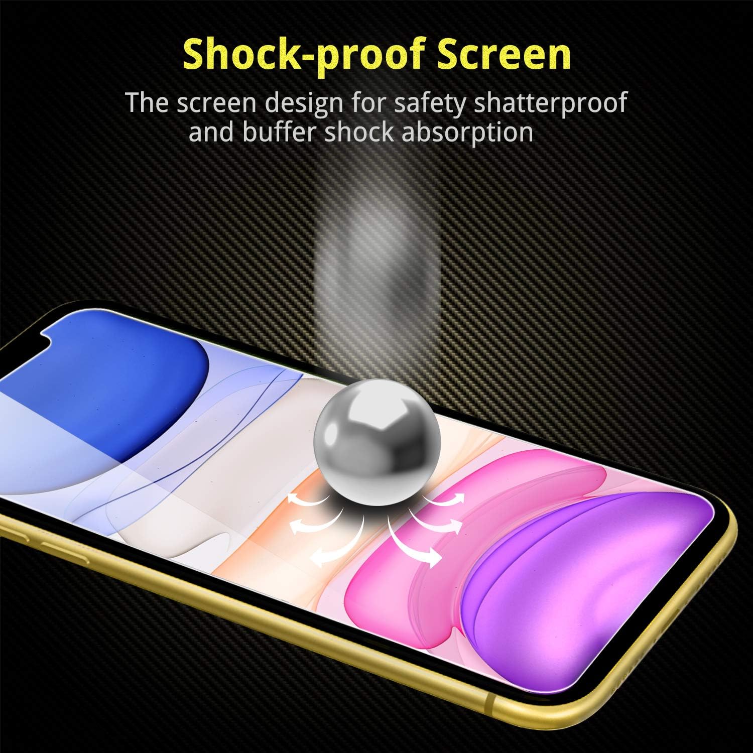 UNBREAKcable Screen Protector for iPhone 11/ iPhone XR 2 Pack, [Easy Installation Frame] [Anti-Scratch] [Anti-Fingerprint] [Bubble Free] Double Defense Premium Tempered Glass for iPhone 11/ XR 6.1