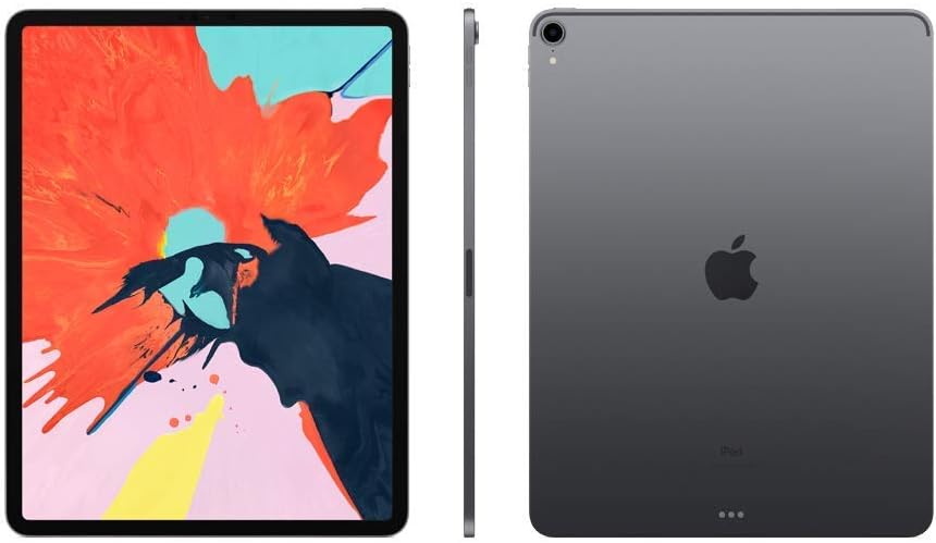 iPad Pro ของ Apple รุ่นปี 2018 (12.9 นิ้ว, Wi-Fi Cellular, 256GB) - สีเทาสเปซเกรย์ (ปรับปรุงใหม่)