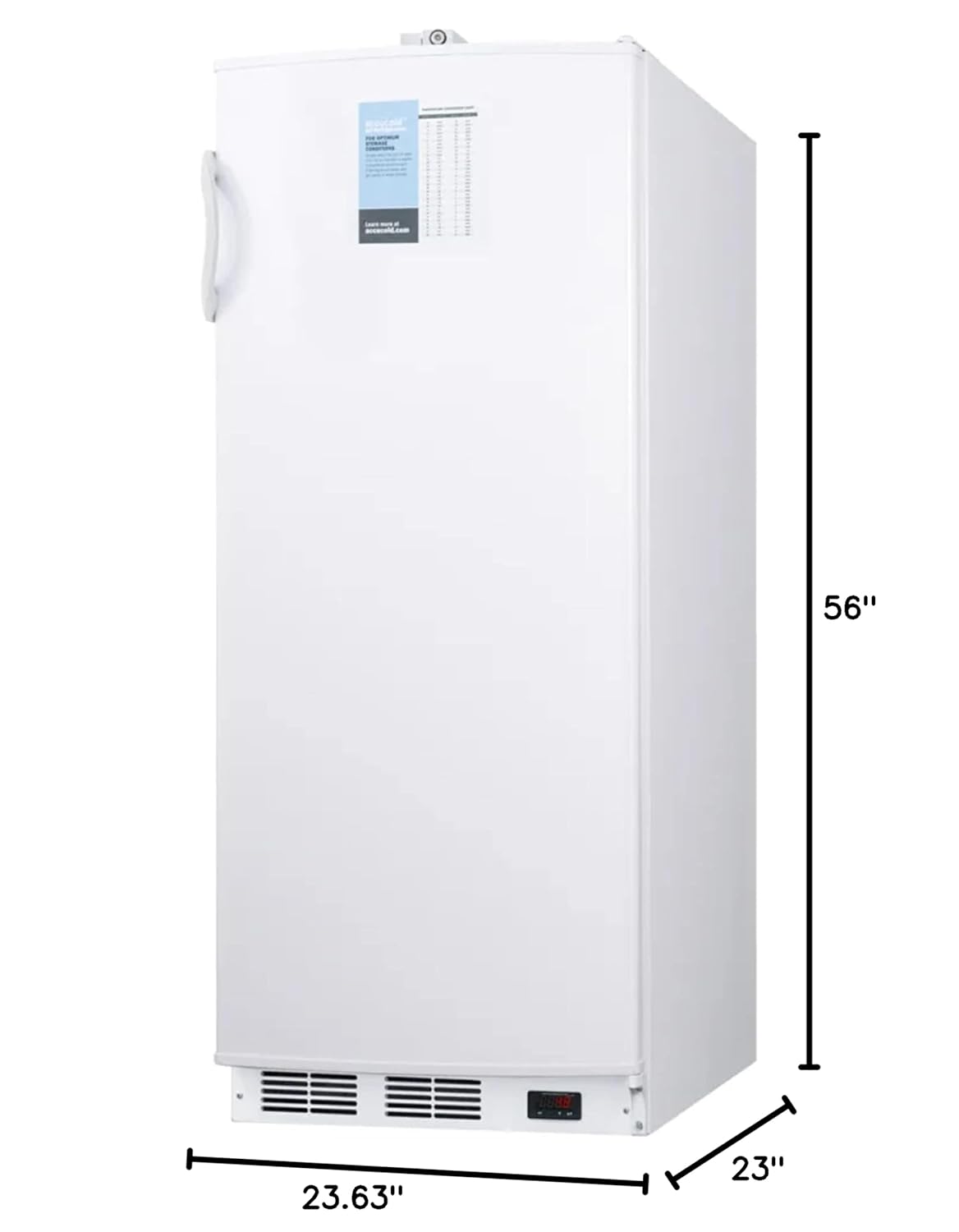 Accucold FFAR10PRO 10,1 cu.ft. Automatische Abtauung aller Kühlschränke mit Sondenloch, digitale Steuerung