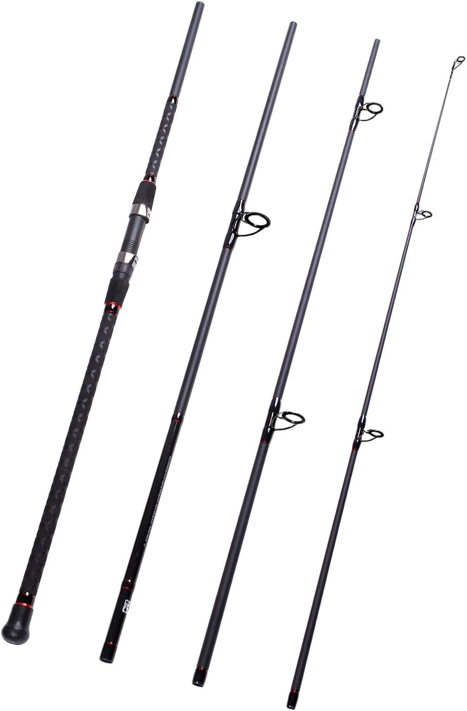 Fiblink Surf Spinning Fishing Rod 2-Piece Graphite Travel Fishing Rod(12 Feet  10 Feet) · v3