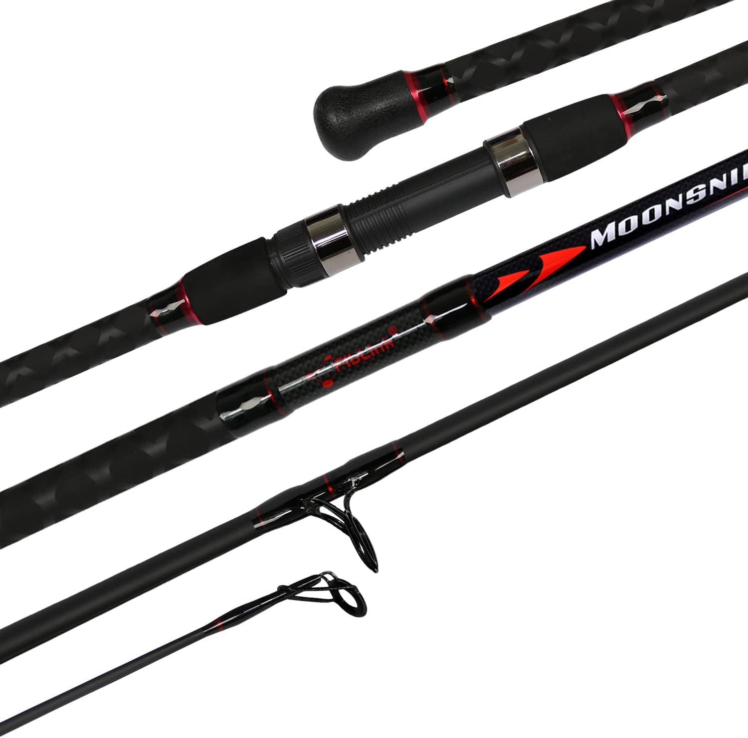 Fiblink Surf Spinning Fishing Rod 2-Piece Graphite Travel Fishing Rod(12 Feet  10 Feet) · v3