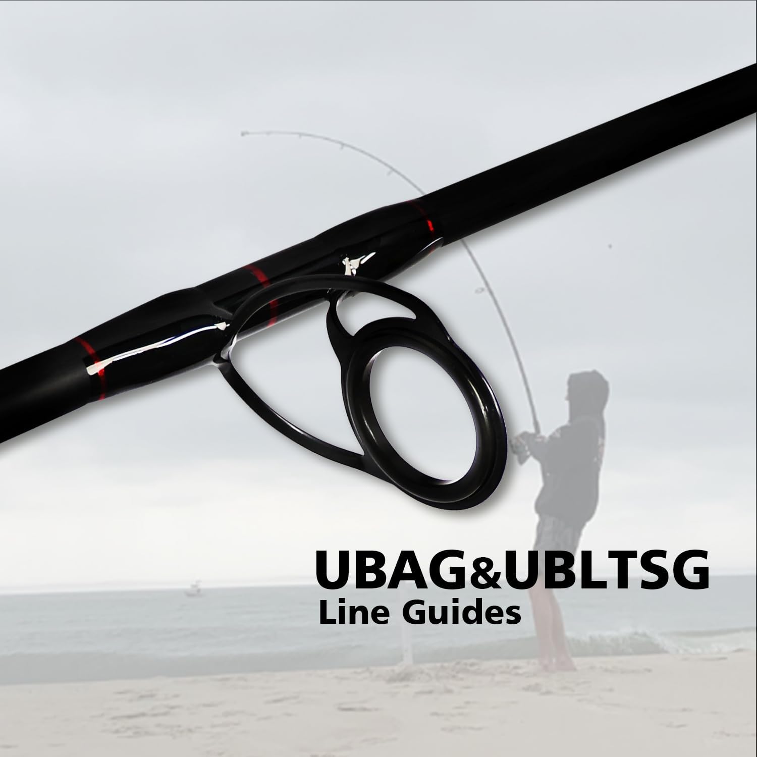 Fiblink Surf Spinning Fishing Rod 2-Piece Graphite Travel Fishing Rod(12 Feet  10 Feet) · v3
