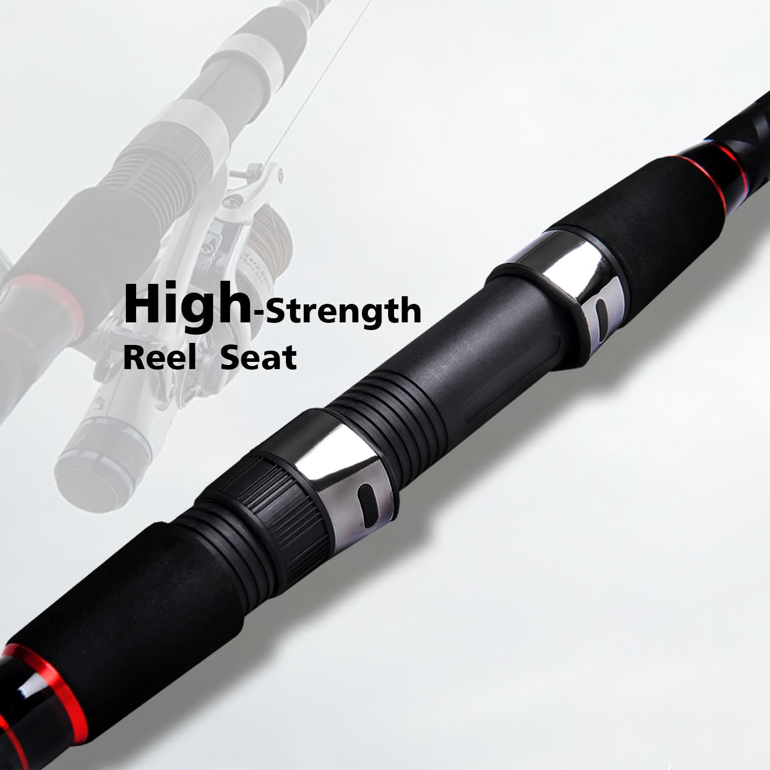 Fiblink Surf Spinning Fishing Rod 2-Piece Graphite Travel Fishing Rod(12 Feet  10 Feet) · v3