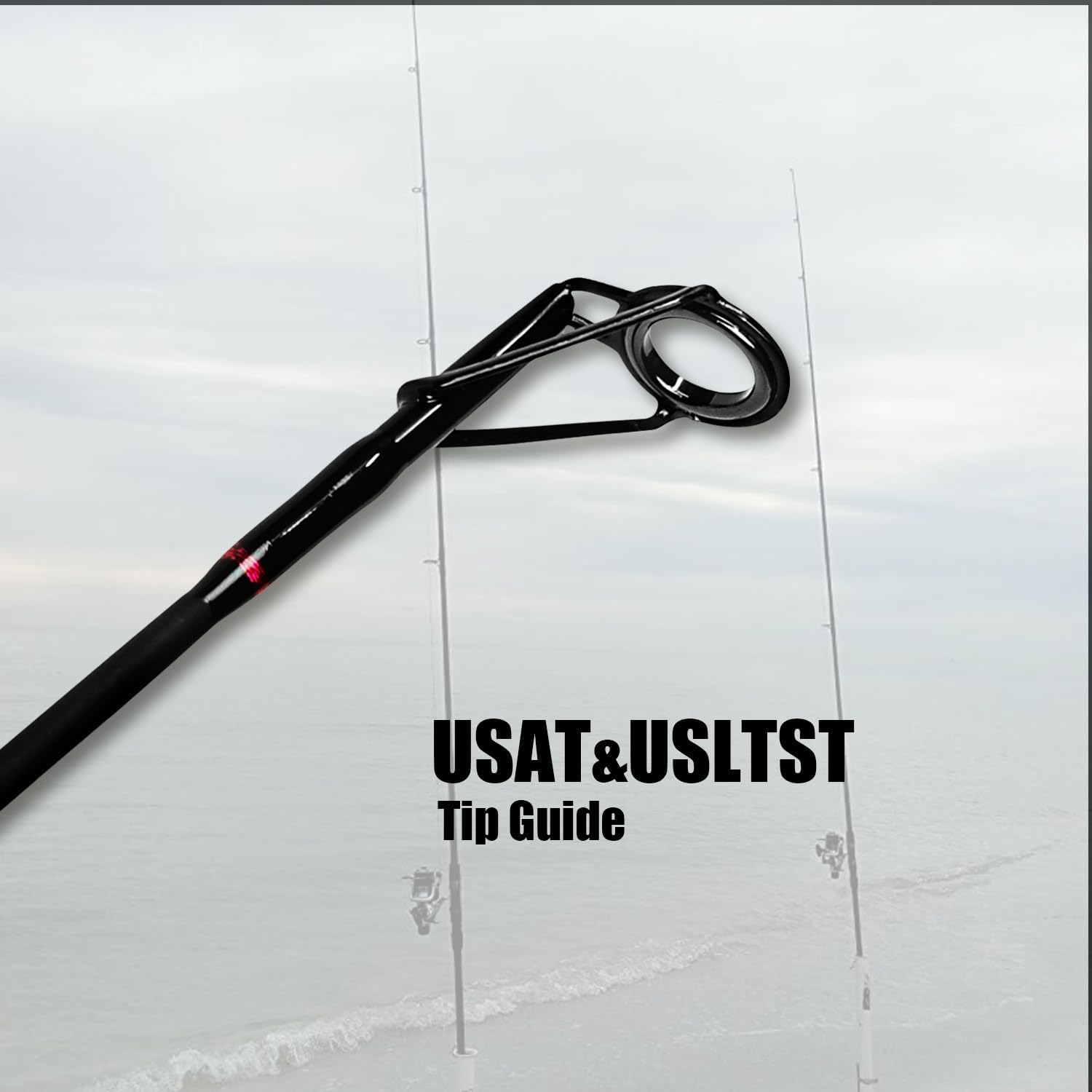 Fiblink Surf Spinning Fishing Rod 2-Piece Graphite Travel Fishing Rod(12 Feet  10 Feet) · v3