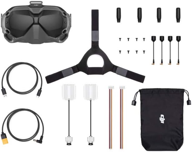 DJI Digital immersive FPV System with Air Unit Module, FPV Camera, FPV Goggles · v7