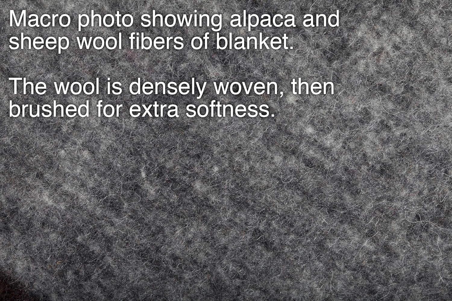 Desert Breeze Distributing 100% Natural Alpaca and Merino Wool Blanket, Andean Collection Rustic Woven, Warm and Thick Wool Blanket King Size, Made in Peru · v2