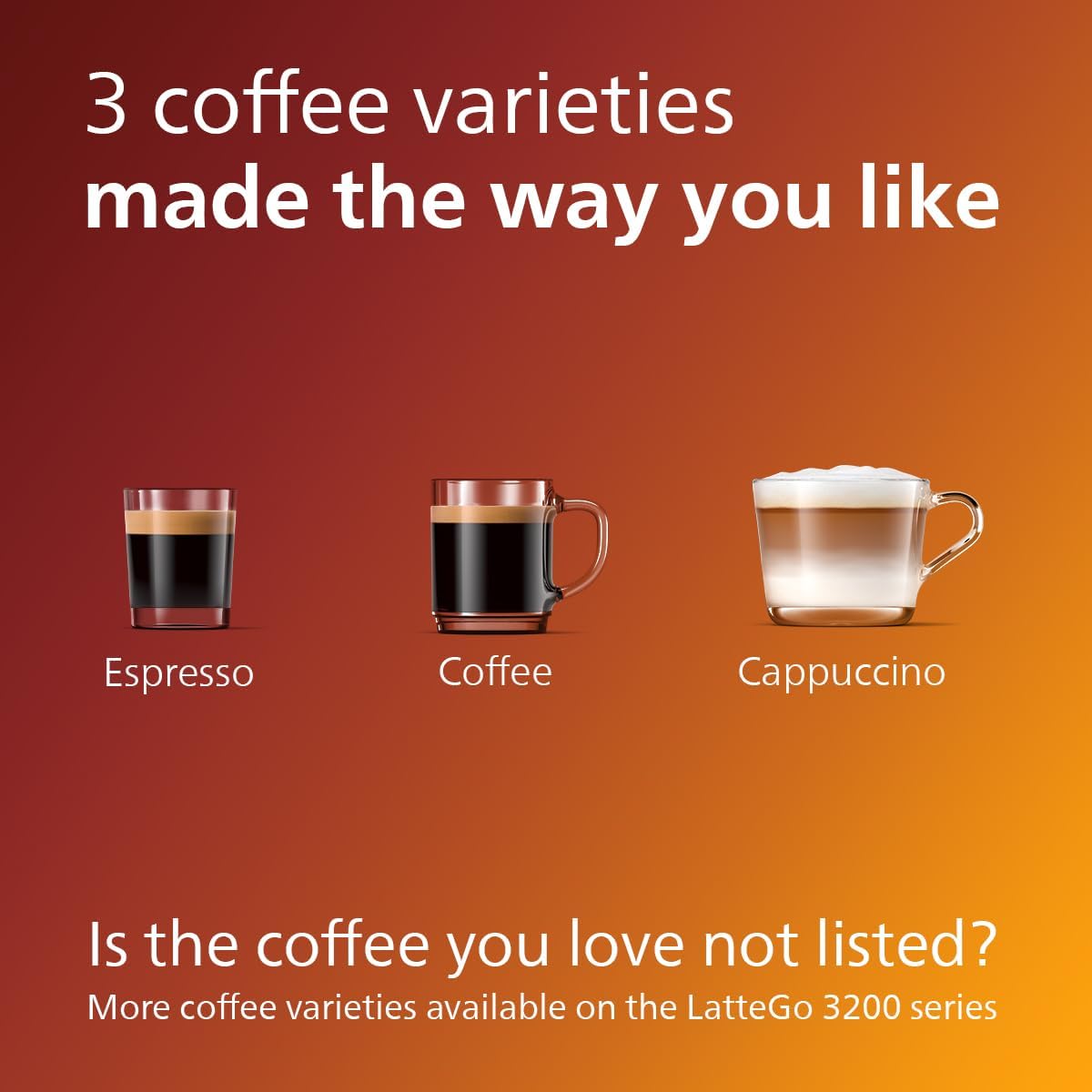 Cafetera espresso Philips serie 2200, espumador de leche LatteGo, 3 variedades de café, pantalla táctil intuitiva, molinillo 100% cerámica, filtro AquaClean, sello aromático, negro (EP2230/14)