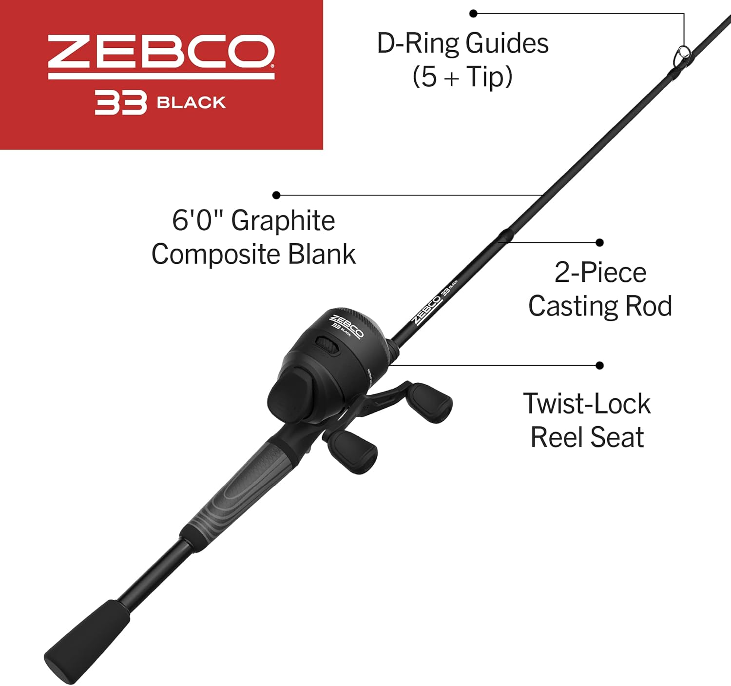 Reel Pancing Zebco Spincast