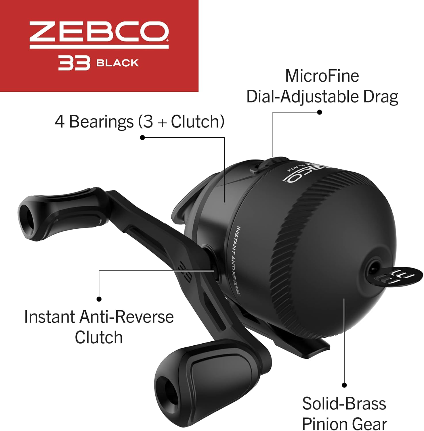 Reel Pancing Zebco Spincast