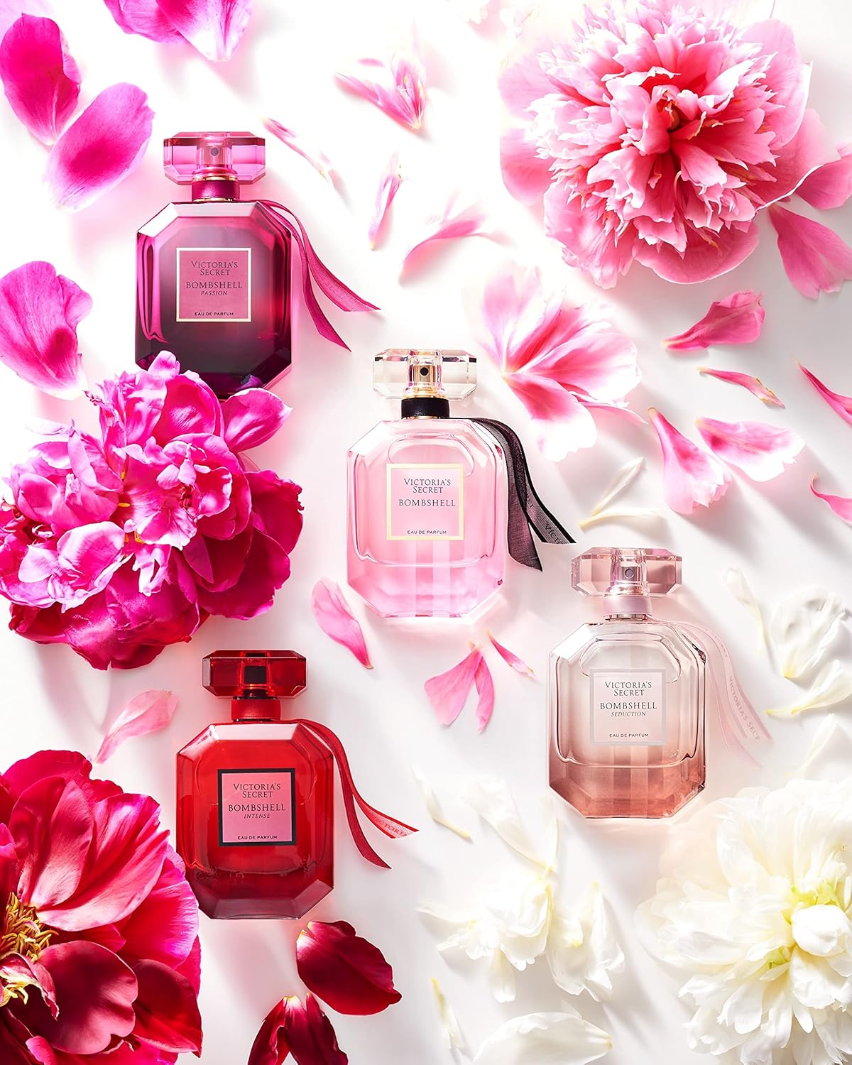 عطر فيكتوريا سيكريت بومبشيل أو دو برفيوم، برائحة فاكهة العاطفة الأرجوانية، وزهرة الفاوانيا شانغريلا، وزهرة الأوركيد الفانيليا، عطور للنساء (3.4 أونصة)