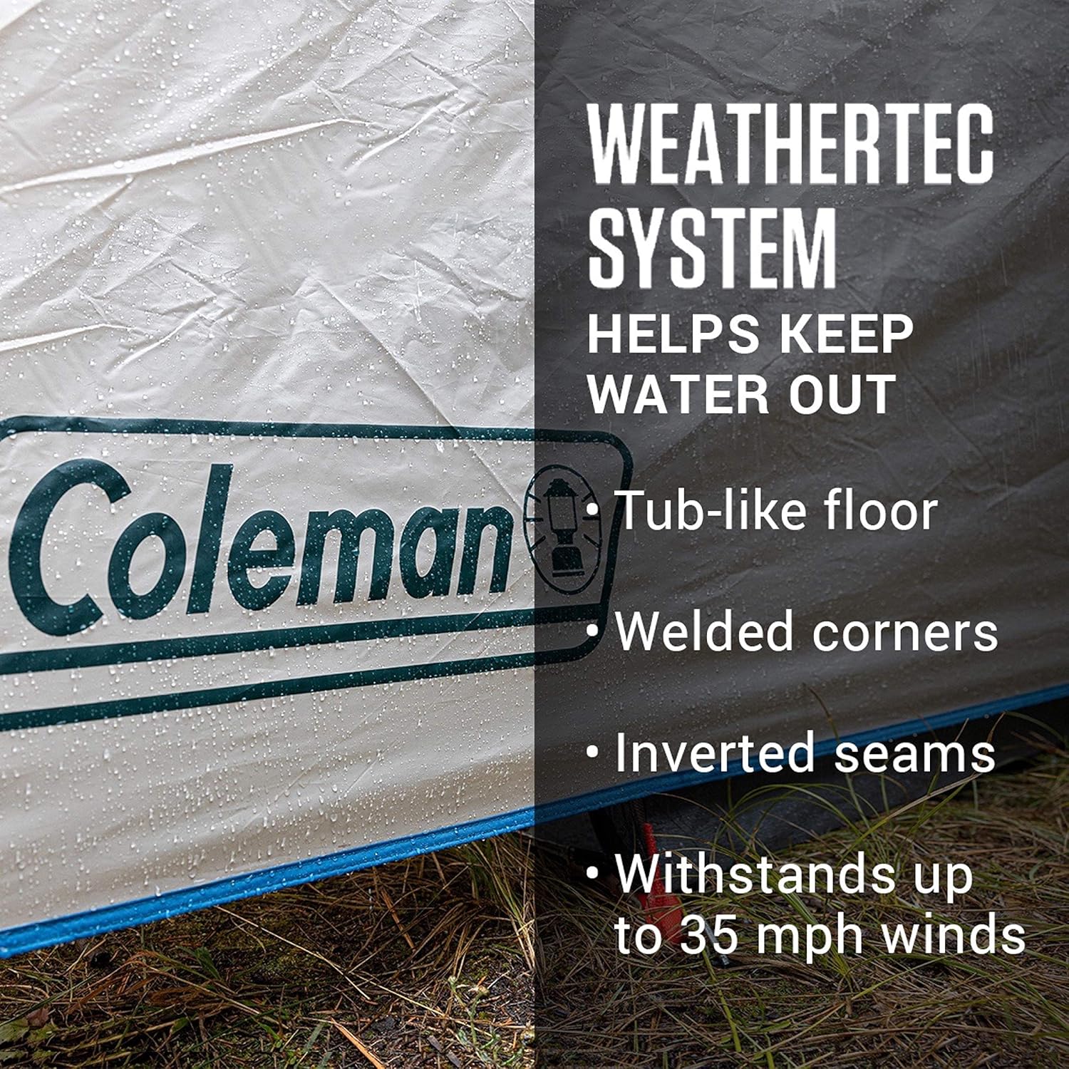 เต็นท์ตั้งแคมป์ Coleman Cabin พร้อมระเบียงติดมุ้ง เต็นท์กันฝนสำหรับ 4/6 คน พร้อมตัวเลือกระเบียงติดมุ้งแบบปิด มีผ้าคลุมกันฝน กระเป๋าใส่ของ พื้นที่จัดเก็บเพิ่มเติม และสามารถกางได้ใน 10 นาที