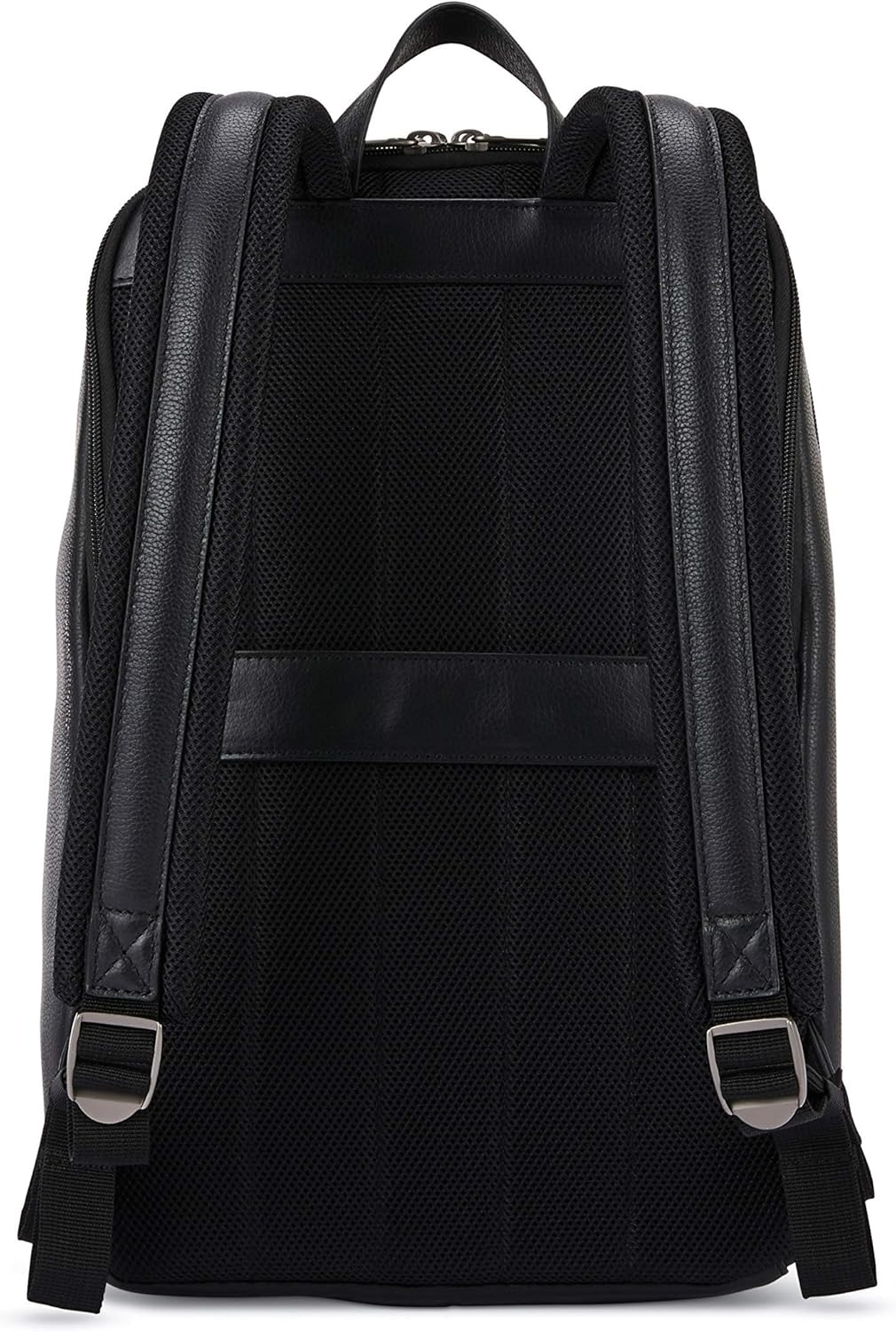 Samsonite Classic Slim Rucksack aus Leder, Schwarz, Einheitsgröße