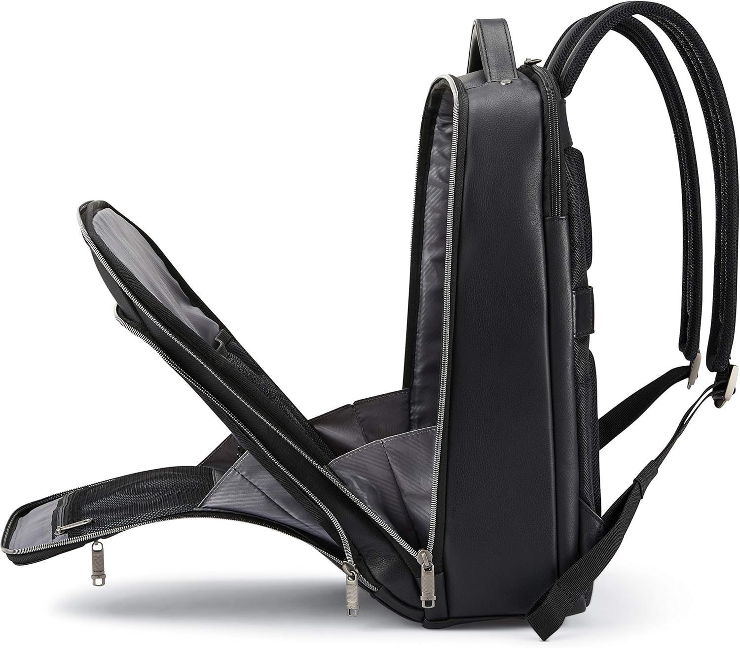 Zaino Samsonite Classic in pelle, nero, taglia unica