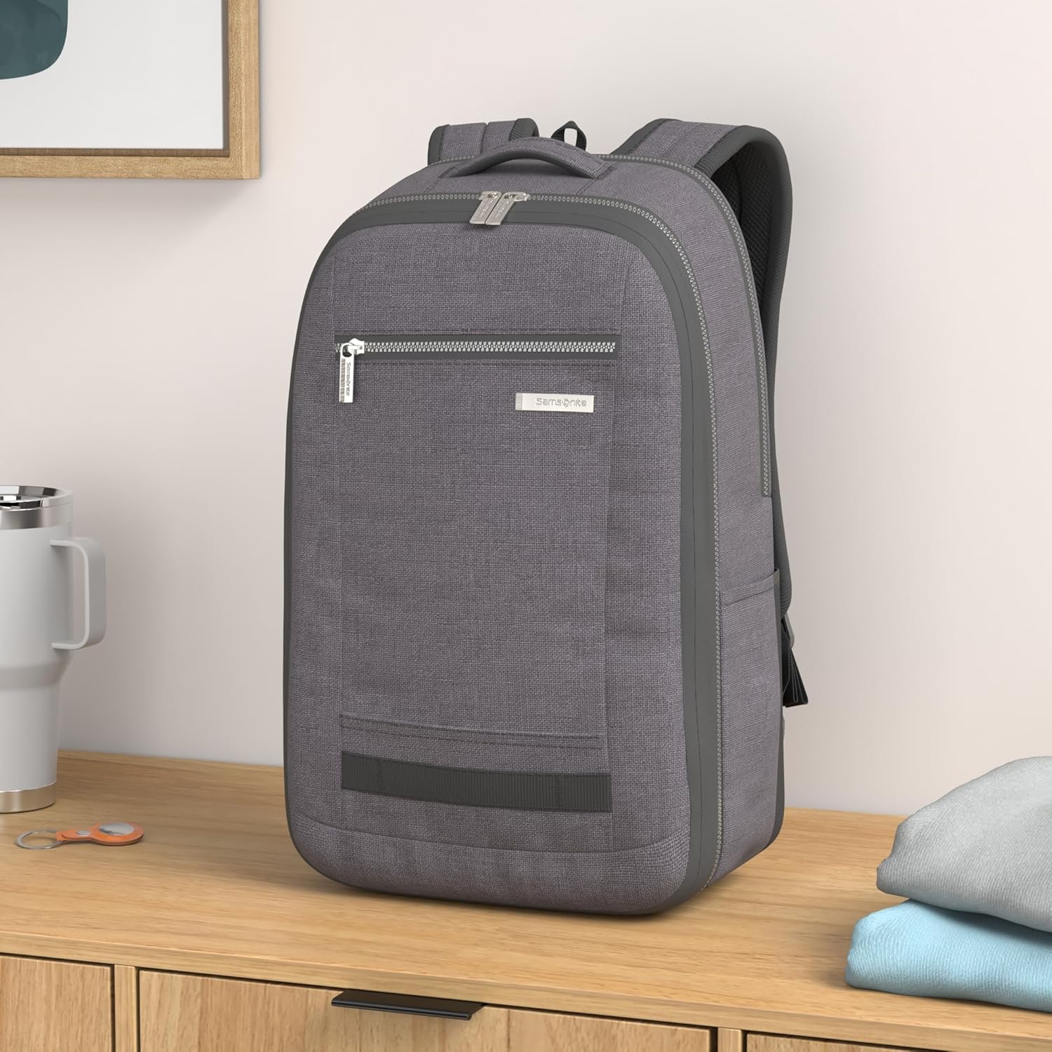 Samsonite Modern Utility Travel Backpack, Charcoal Heather, One Size · v3
