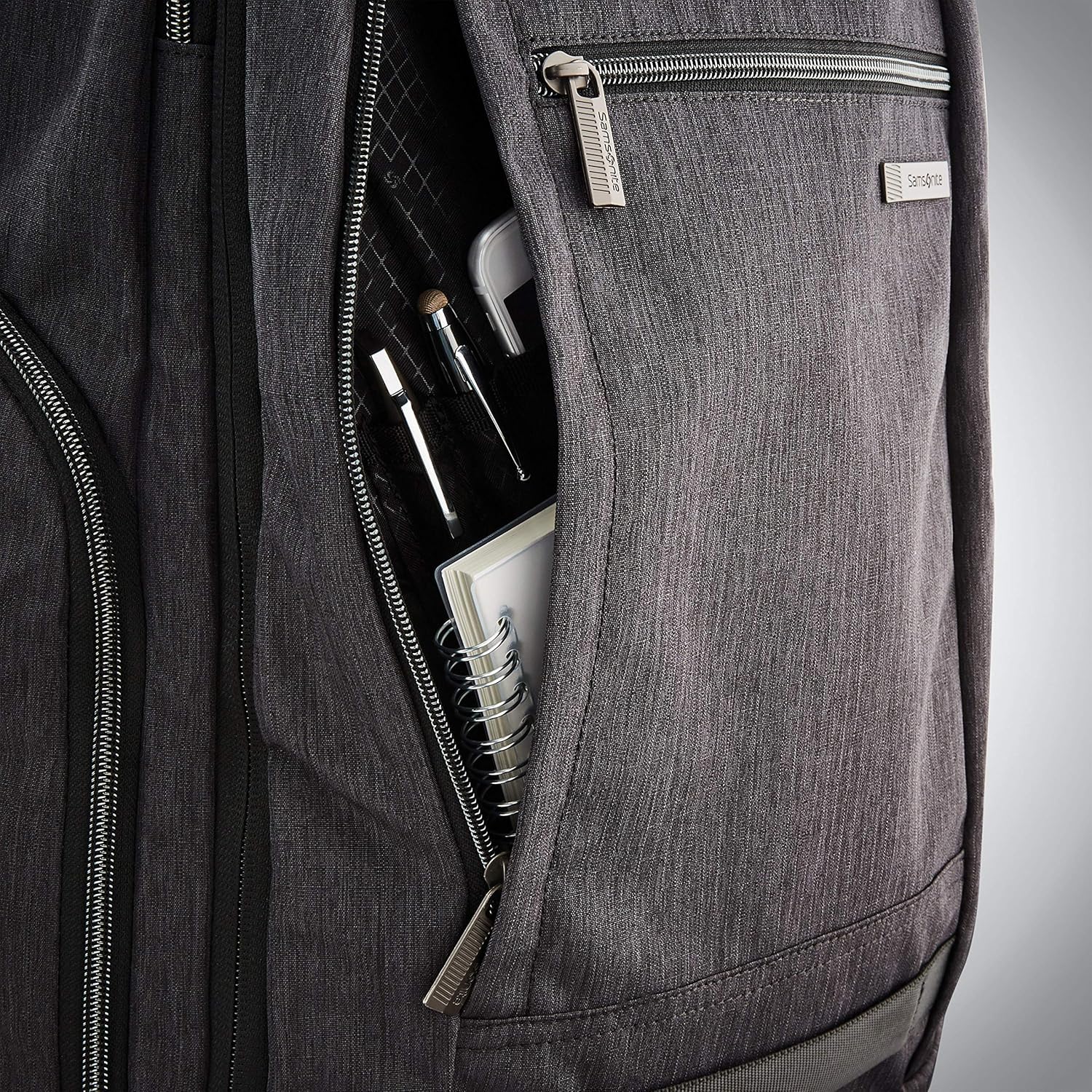 Samsonite Modern Utility Travel Backpack, Charcoal Heather, One Size · v3