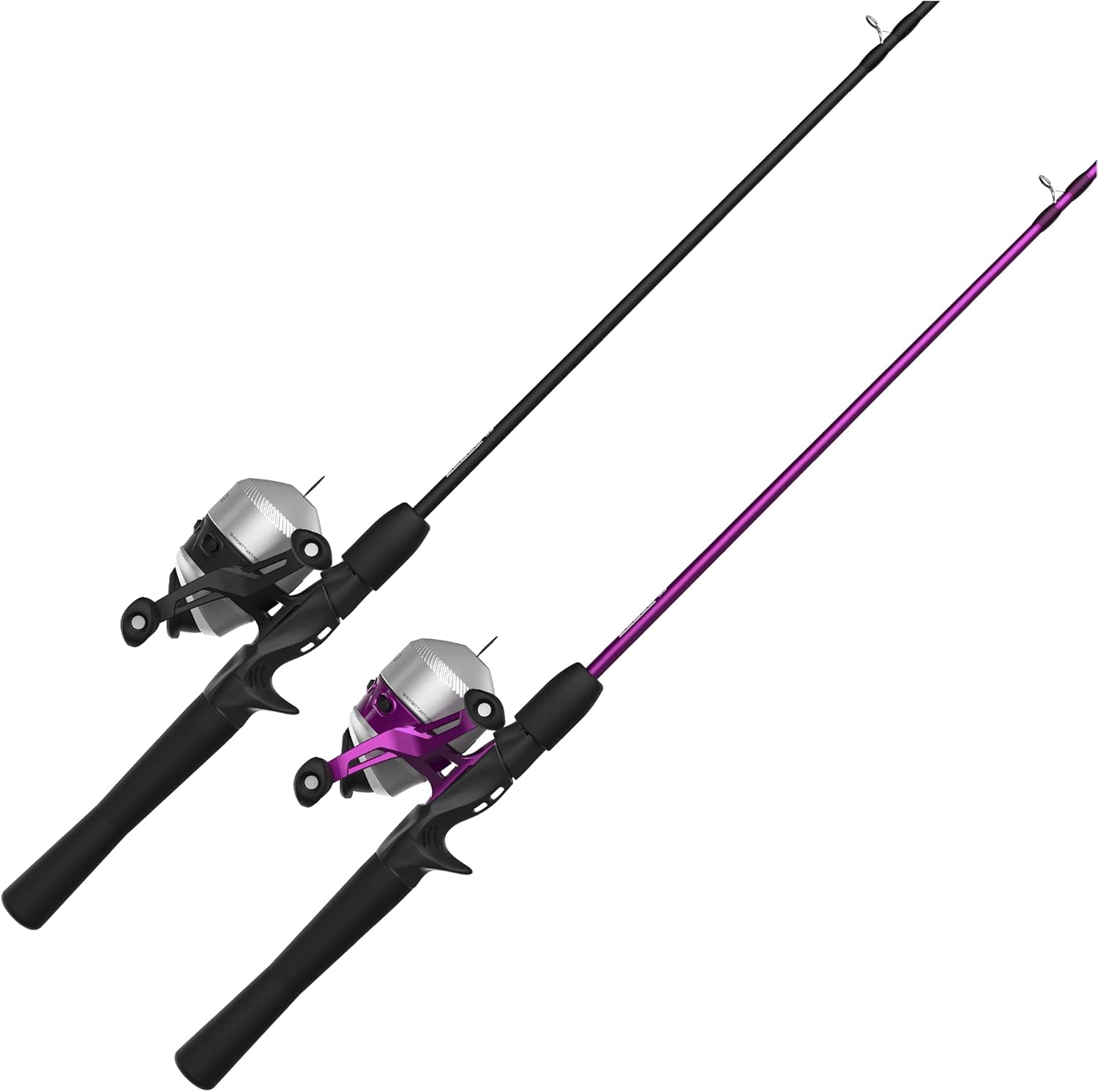 Zebco 33 Spincast Reel and 2-Piece Fishing Rod Combo, 5-Foot 6-Inch Durable Fiberglass Rod, Quickset Anti-Reverse Fishing Reel with Bite Alert · v2