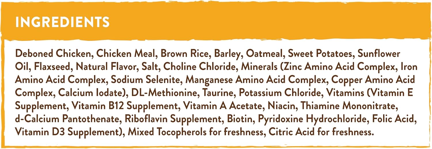 طعام الكلاب الجاف Merrick Limited Ingredient Diet وصفة الأرز البني بالدجاج الحقيقي مع الحبوب الصحية - كيس 22 رطلاً
