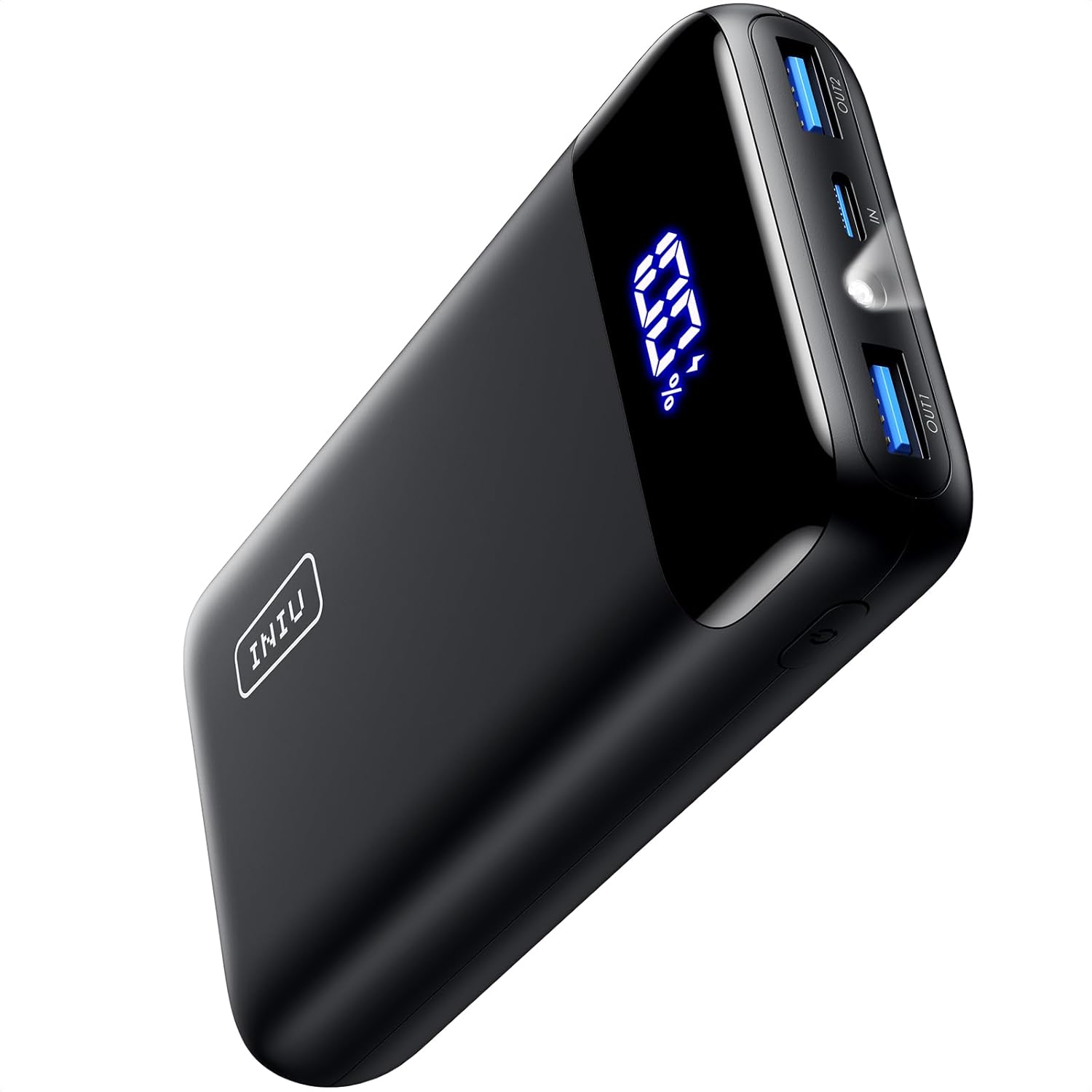 INIU Portable Charger, 22.5W 20000mAh USB C in Out Power Bank Fast Charging, PD 3.0 QC 4.0 LED Display Phone Battery Pack Compatible with iPhone 16 15 14 13 Pro Samsung S23 Google iPad Tablet, etc