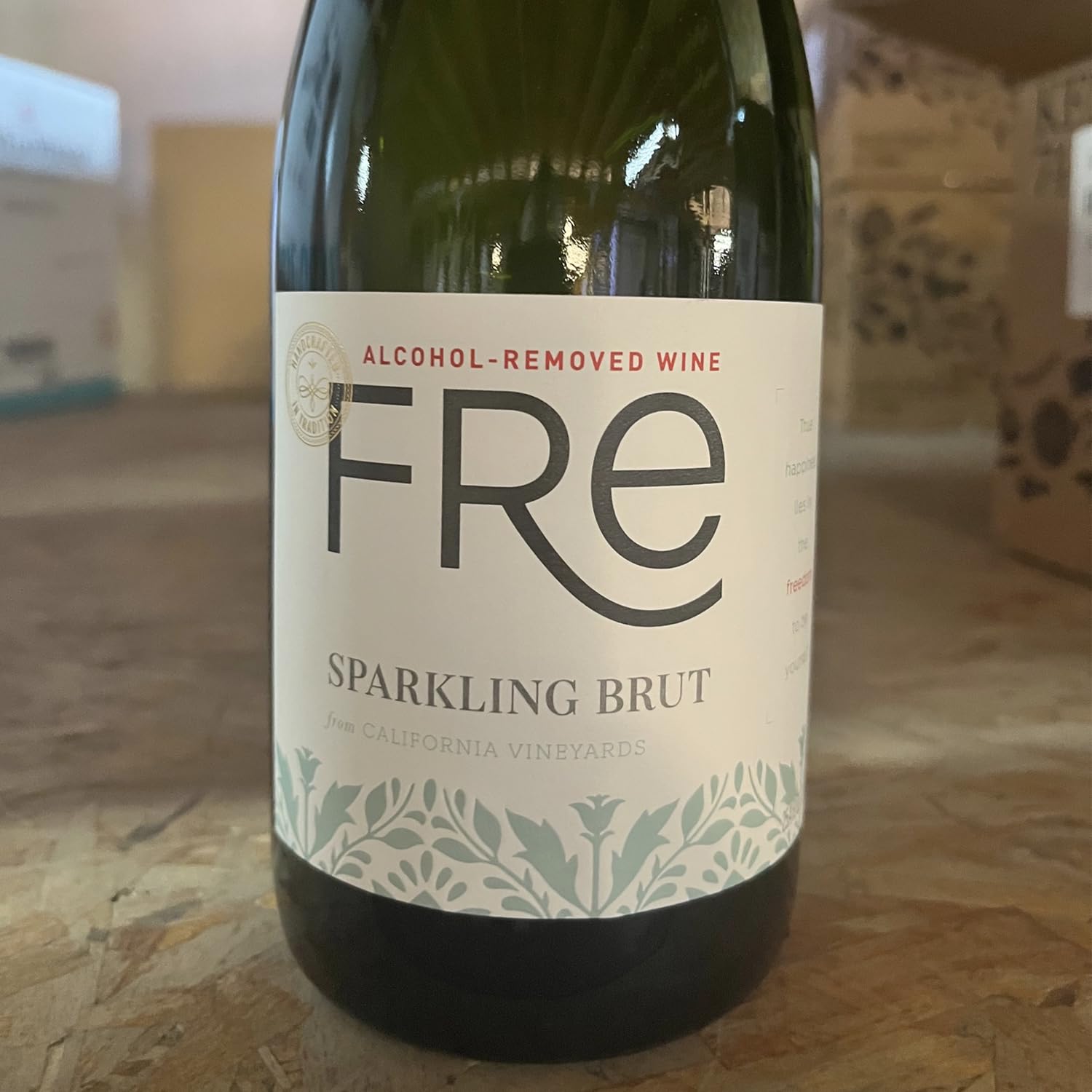 Sutter Home Fre Brut Non-alcoholic Champagne Wine - The best NA Brut on the market! (6 Bottles)