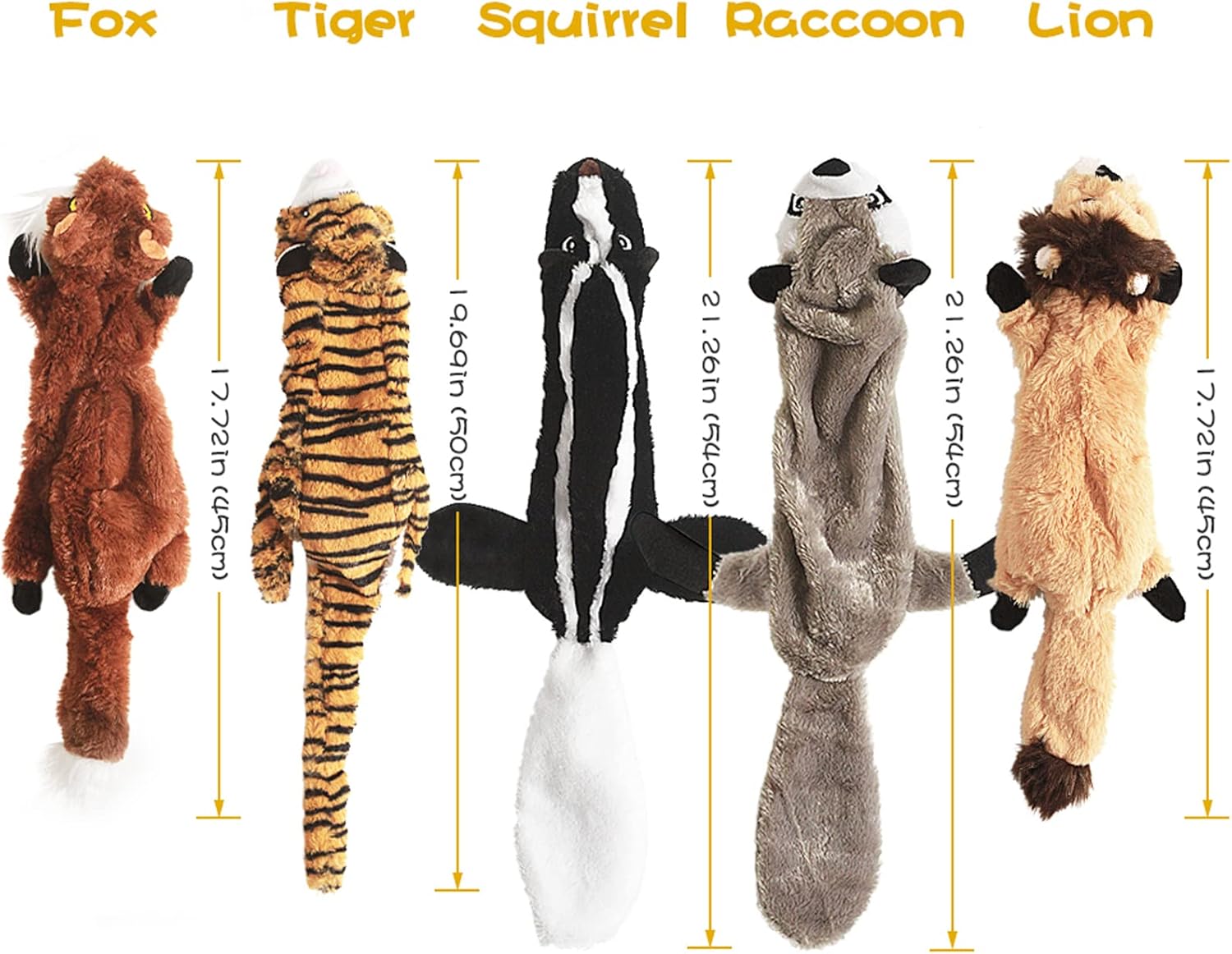 FIREOR Dog Squeak Toys, No Stuffing Plush Dogs Chew Toy for Small Medium Large Breed Chewer Squeaky Pet Supplies Tough Durable Puppy Teething Chewing Interactive to Keep Them Busy Best Birthday Gift · v4