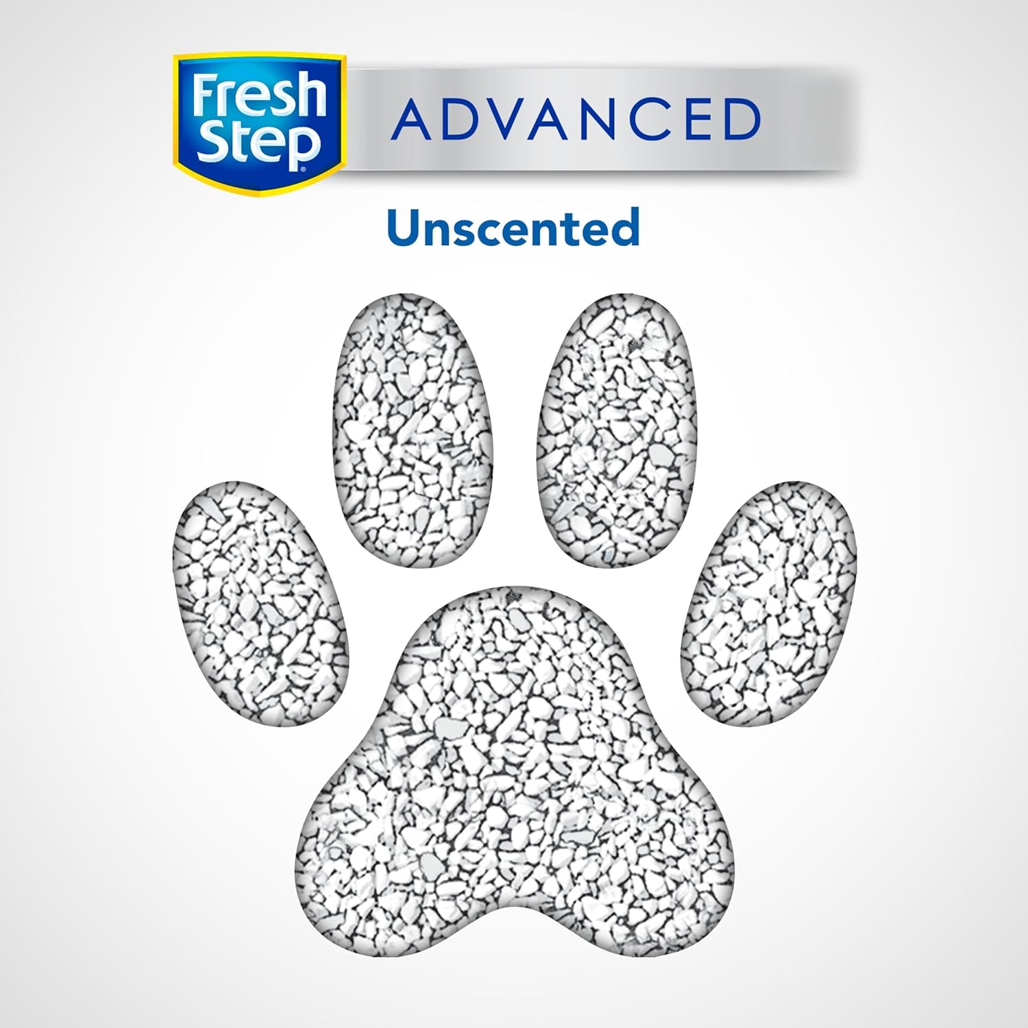 Litière non parfumée pour chats Fresh Step Advanced, paquet de 2 (37,58 lb/17,04 kg, très grande, peu poussiéreuse, agglomérante, charbon actif)