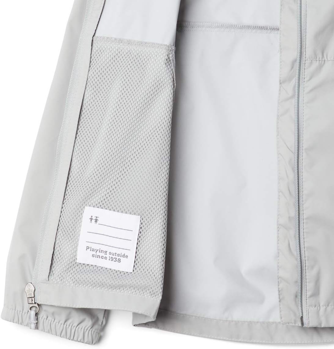 Columbia Youth Girls Switchback II Jacket, Columbia Grey, XX-Small