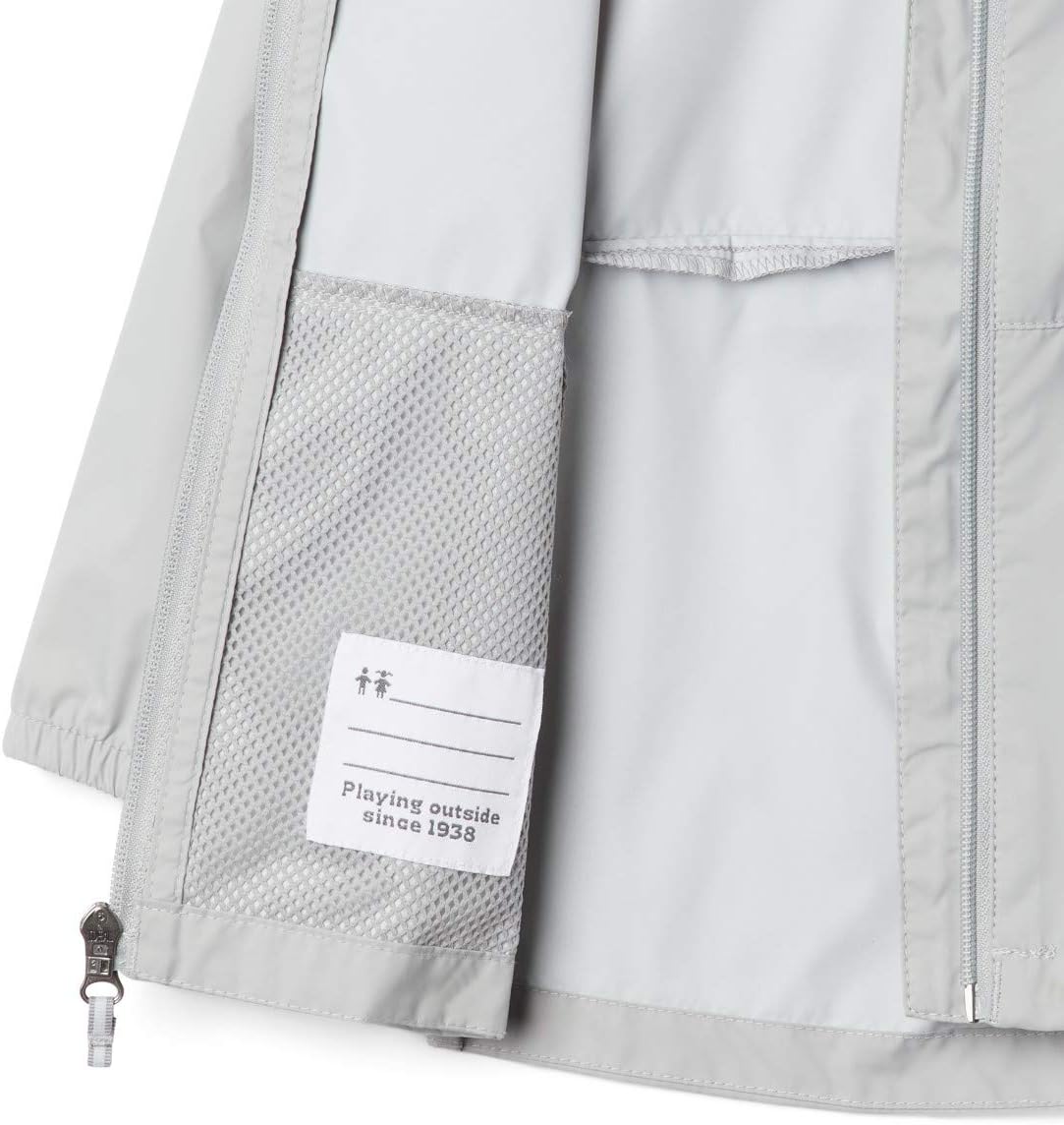 Columbia Youth Girls Switchback II Jacket, Columbia Grey, XX-Small