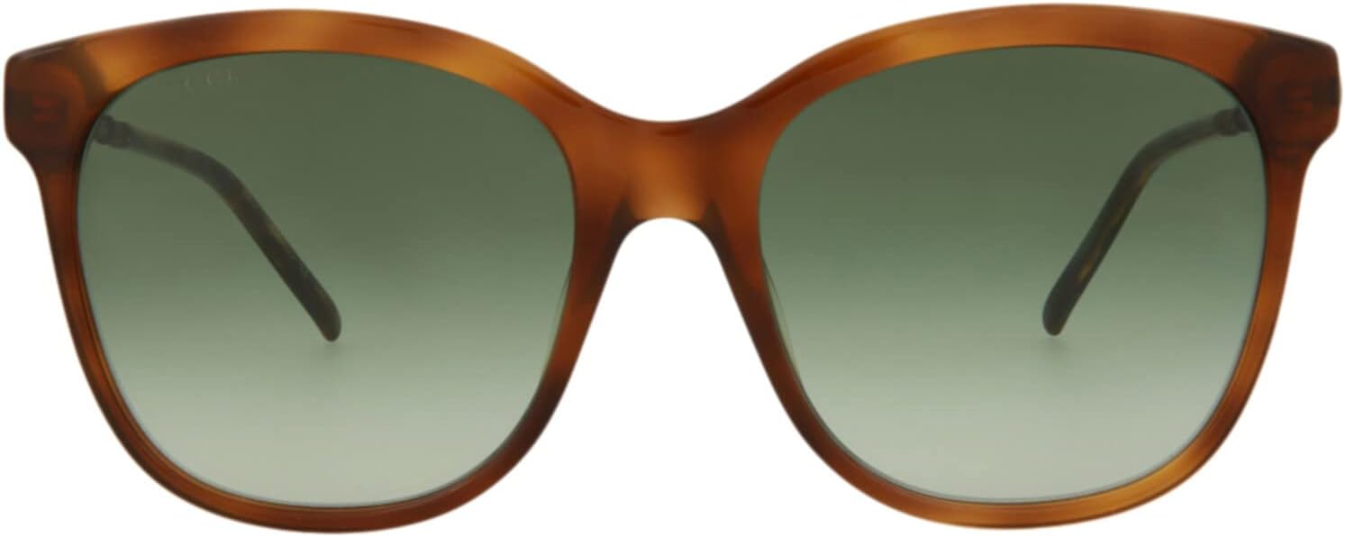 Gucci Square/Rectangle Sunglasses Havana Gold Green Luxury Eyewear Made In Italy Acetate Frame Designer Fashion for Everyday Luxury · v4