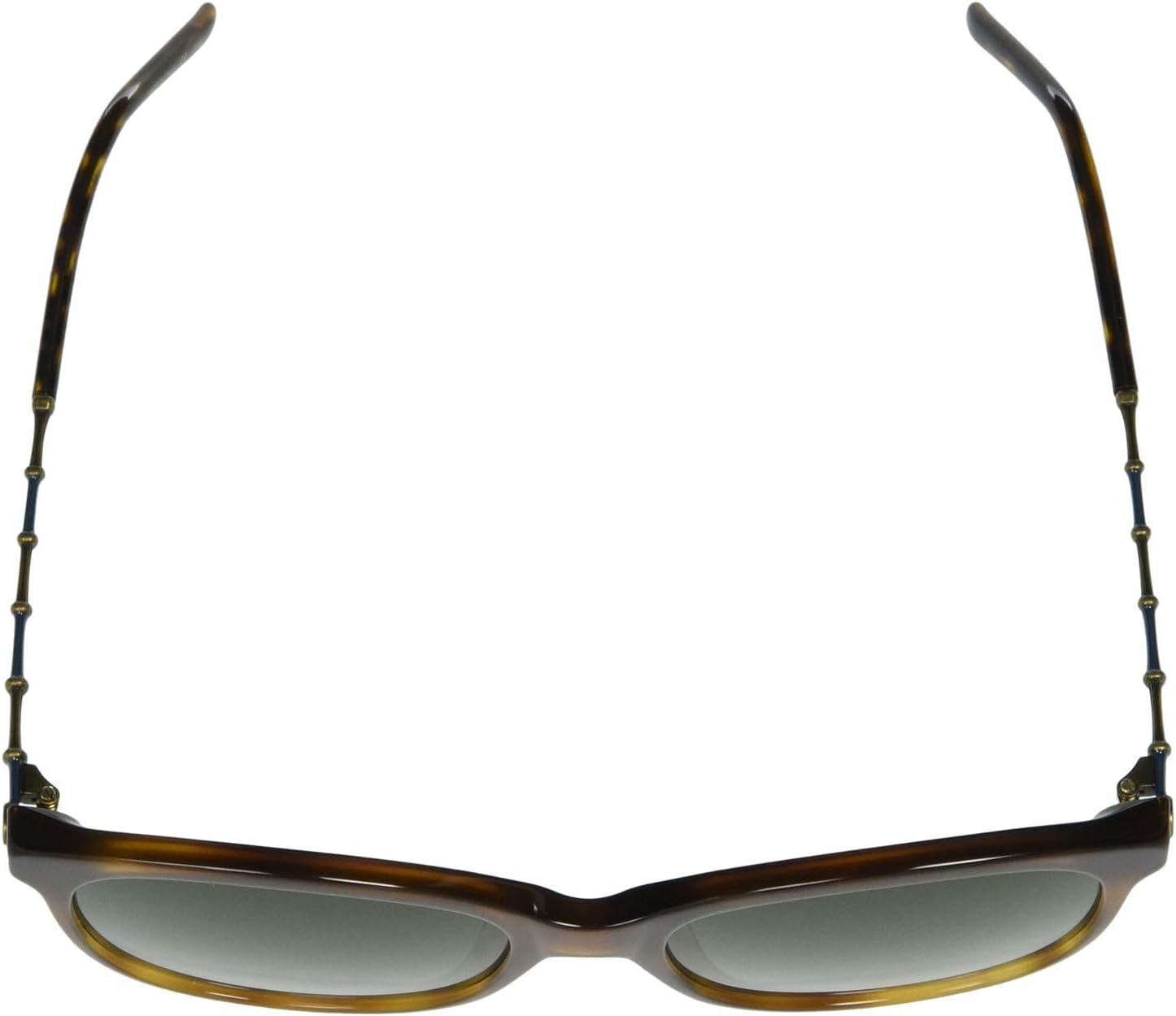 Gucci Sonnenbrille, quadratisch/rechteckig, Havanna-Goldgrün, Luxus-Brillen, hergestellt in Italien, Acetat-Rahmen, Designer-Mode für den täglichen Luxus