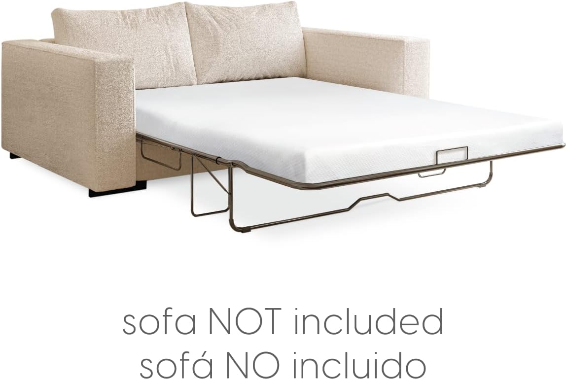 Milliard 4.5 Inch Memory Foam Replacement Mattress with Breathable, Waterproof and Washable Cover for Full Size Sleeper Sofa and Couch Beds (Sofa Not Included) - Full · v2