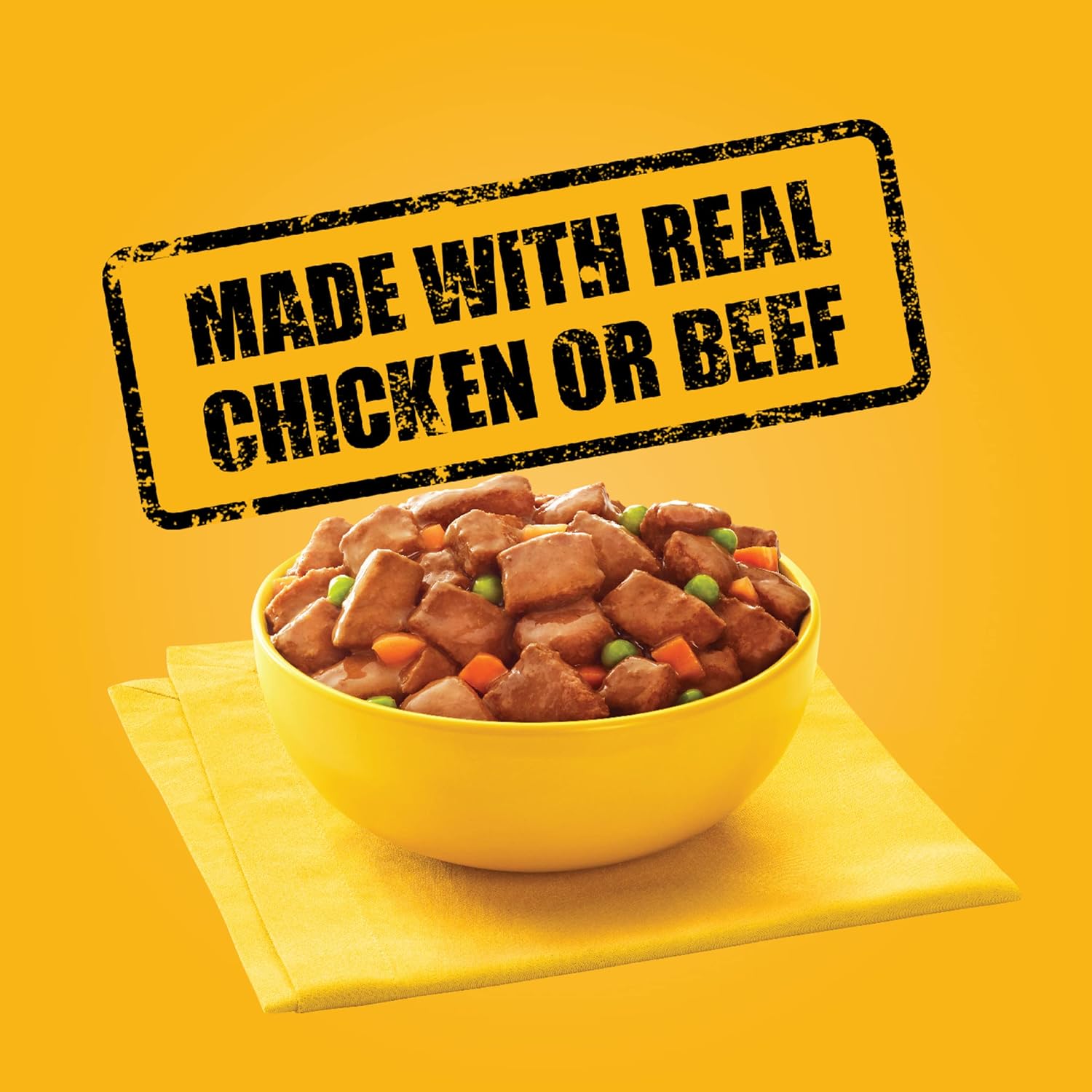 PEDIGREE CHOICE CUTS IN GRAVY, gevarieerd pakket voor zacht nat hondenvoer voor volwassenen, met de smaak Country Stew en Chicken Rice, 13,2 oz. Blikjes (verpakking van 24)