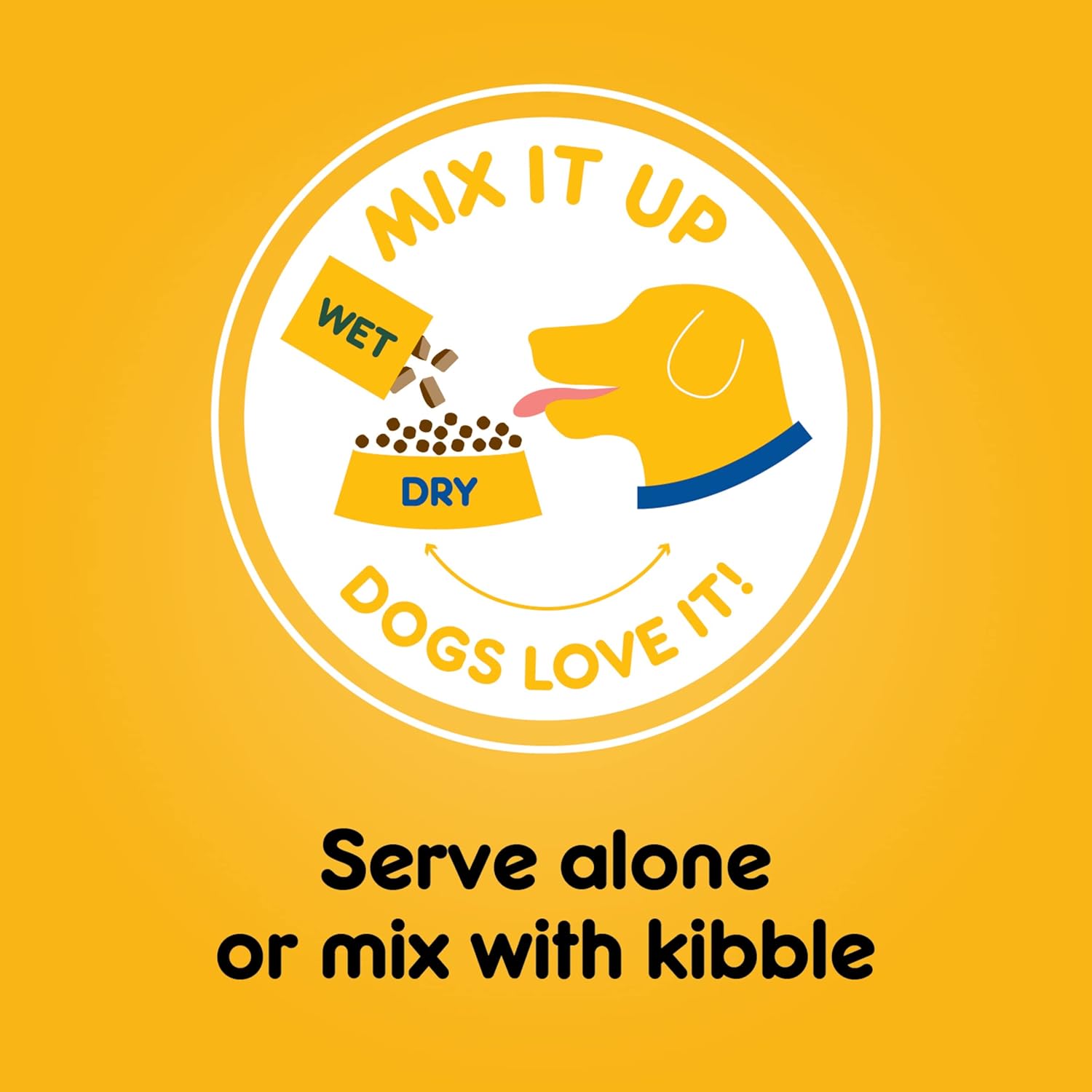 PEDIGREE CHOICE CUTS IN GRAVY, gevarieerd pakket voor zacht nat hondenvoer voor volwassenen, met de smaak Country Stew en Chicken Rice, 13,2 oz. Blikjes (verpakking van 24)