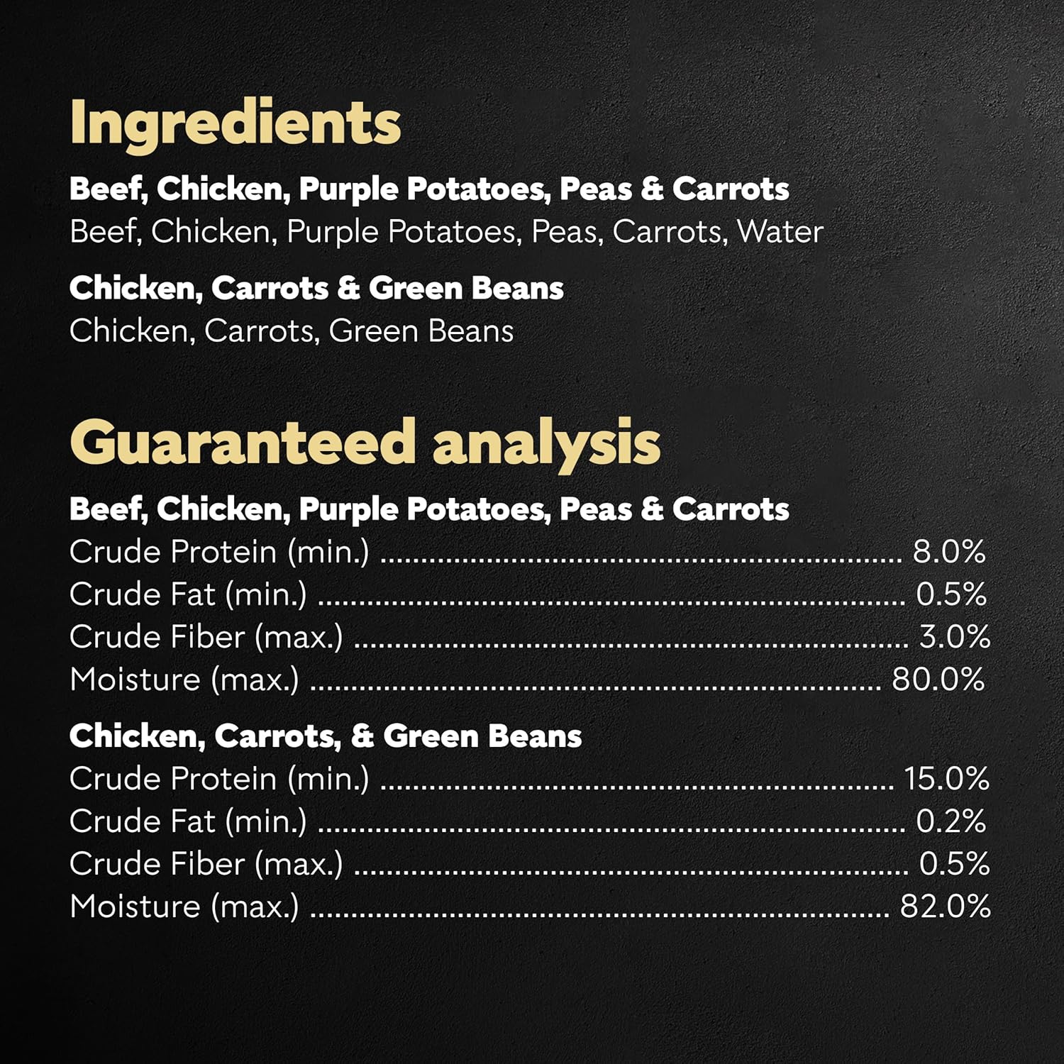 CESAR Simply Crafted Adult Wet Dog Food Meal Topper, Chicken, Carrots  Green Beans and Beef, Chicken, Purple Potatoes, Peas amp; Carrots Variety Pack, 1.3 oz., Pack of 16 · v2