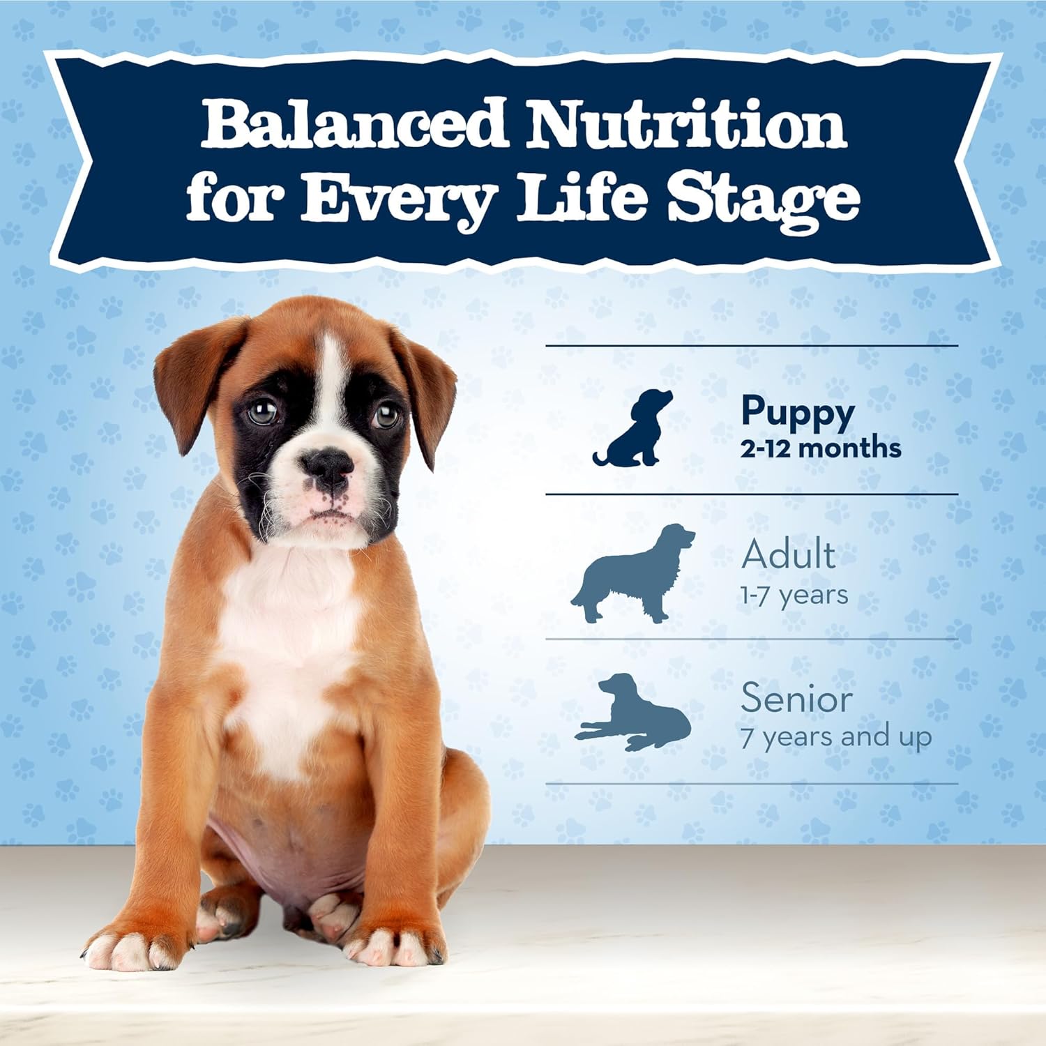 Blue Buffalo Baby BLUE Natural Dry Food for Puppies, Healthy Growth Formula with DHA, Savory Chicken Recipe, 4-lb. Bag