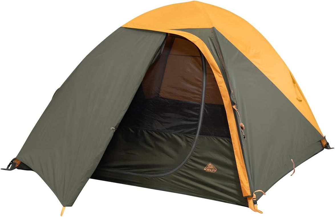 Kelty Grand Mesa 2P- oder 4P-Rucksackzelt — Camping für 3 Jahreszeiten, Durchgangswanderschutz, Stangenrahmen aus Aluminium, eintüriger Vorraum, Modell 2024