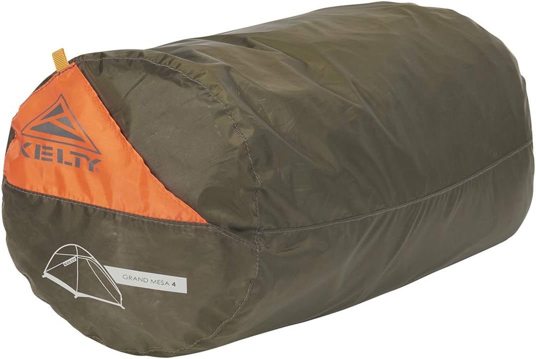Kelty Grand Mesa 2P- oder 4P-Rucksackzelt — Camping für 3 Jahreszeiten, Durchgangswanderschutz, Stangenrahmen aus Aluminium, eintüriger Vorraum, Modell 2024