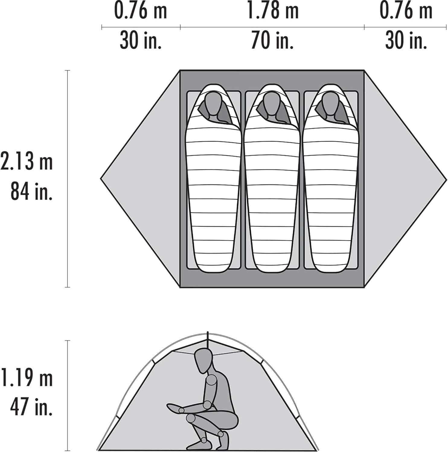 MSR Access 3-Person Lightweight 4-Season Tent · v3