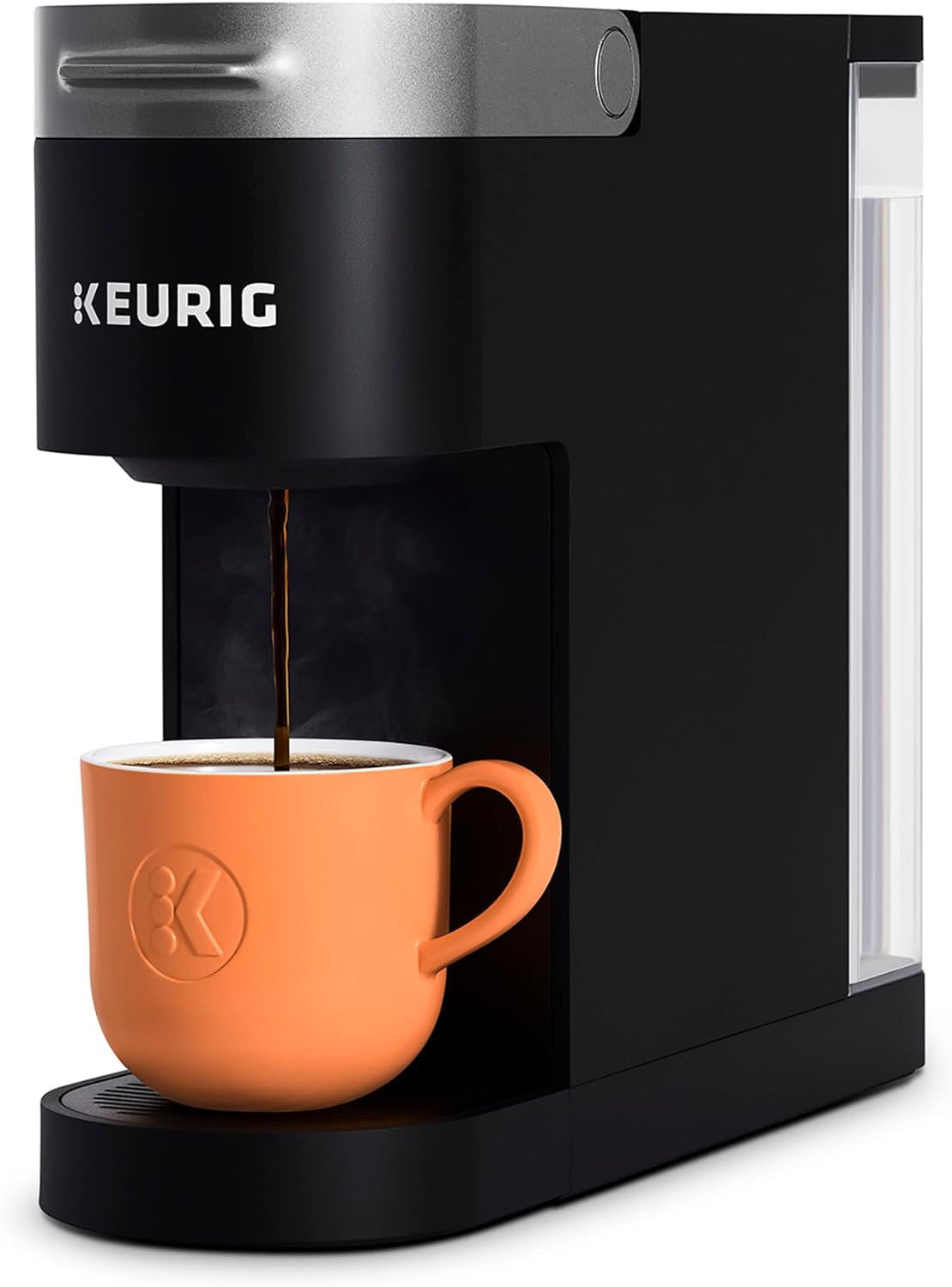 Keurig K-Slim Single Serve K-Cup Pod Coffee Maker, Multistream Technology, 3 Brew Sizes, Slim and Sleek Design, 46oz Removable Reservoir, Black · v2