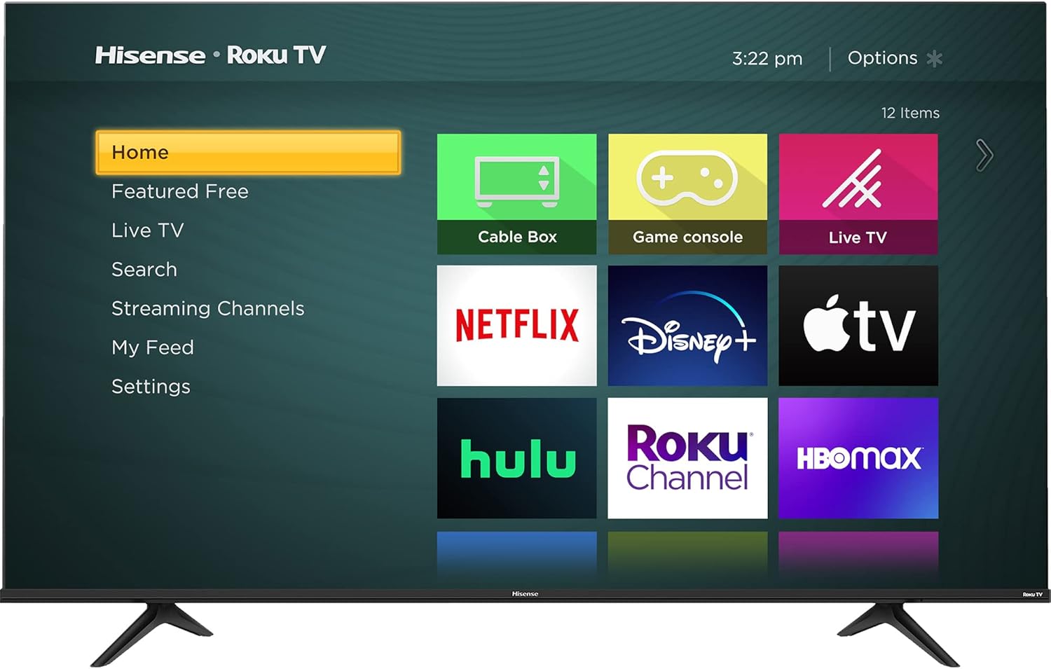 Hisense สมาร์ททีวี LED Roku ซีรีส์ H4 ขนาด 40 นิ้ว พร้อมระบบรองรับ Alexa (40H4F รุ่นปี 2020)