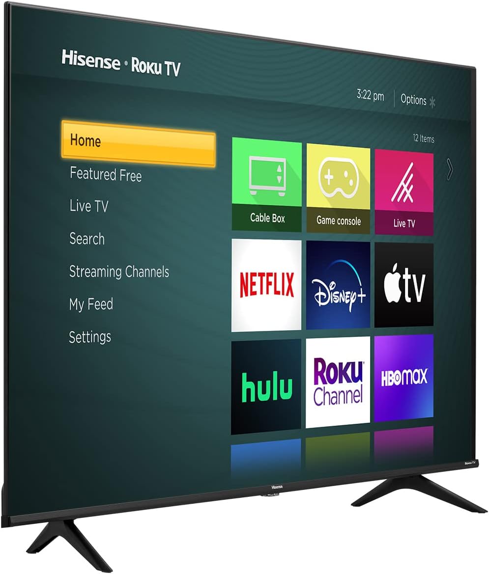 Hisense สมาร์ททีวี LED Roku ซีรีส์ H4 ขนาด 40 นิ้ว พร้อมระบบรองรับ Alexa (40H4F รุ่นปี 2020)