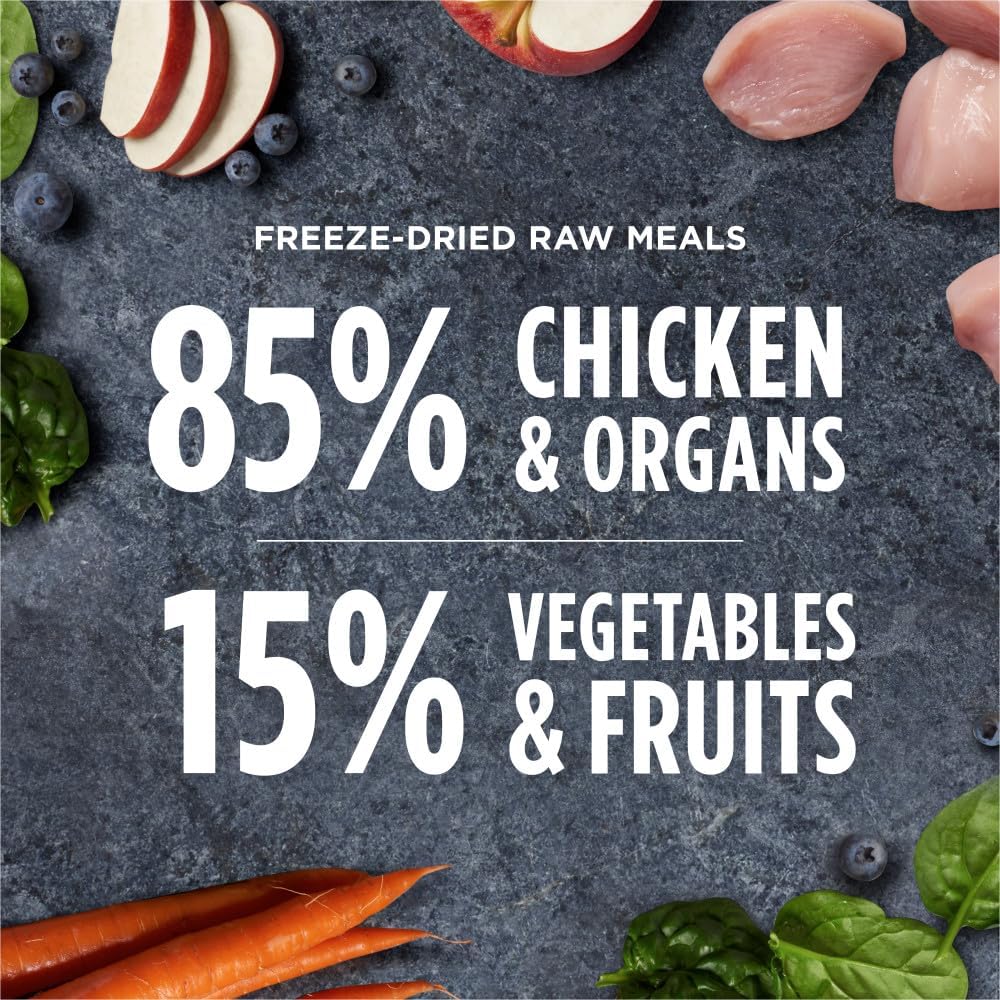Instinct Freeze Dried Raw Meals Grain Free Dog Food, Dog Food Dry, Freeze Dried Dog Food, Raw Dog Food, Chicken Recipe, 25 oz · v2