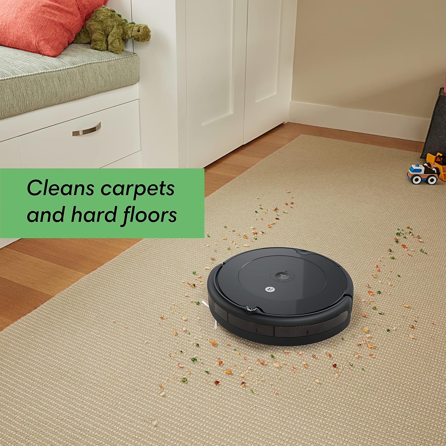 iRobot Roomba 692 Robot Vacuum - Wi-Fi Connectivity, Personalized Cleaning Recommendations, Works with Alexa, Good for Pet Hair, Carpets, Hard Floors, Self-Charging · v2