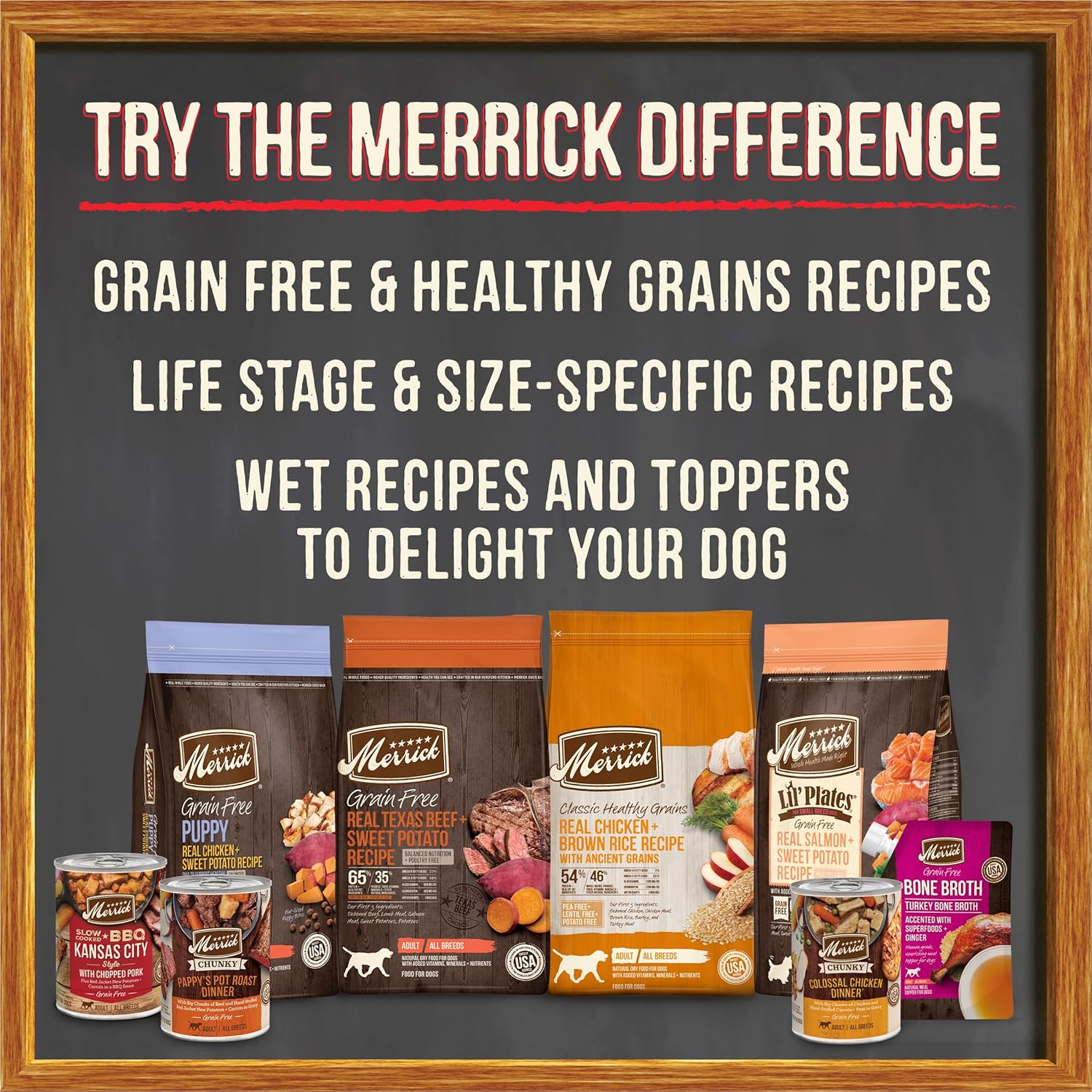 Merrick Grain Free Wet Dog Food Variety Pack, Grain Free Favorites Canned Dog Food - (12) 12.7 oz. Cans · v2
