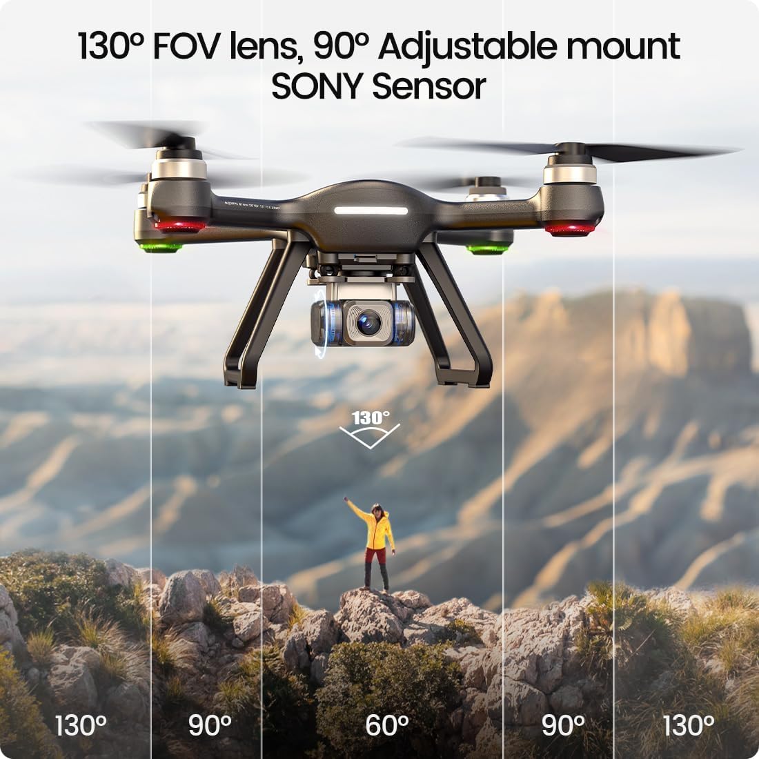 Holy Stone HS700E 4K UHD Drone with EIS Anti Shake 130 FOV Camera for Adults, GPS Quadcopter with 5GHz FPV Transmission, Brushless Motor, Easy Auto Return Home, Follow Me and Outdoor Carrying Case · v4