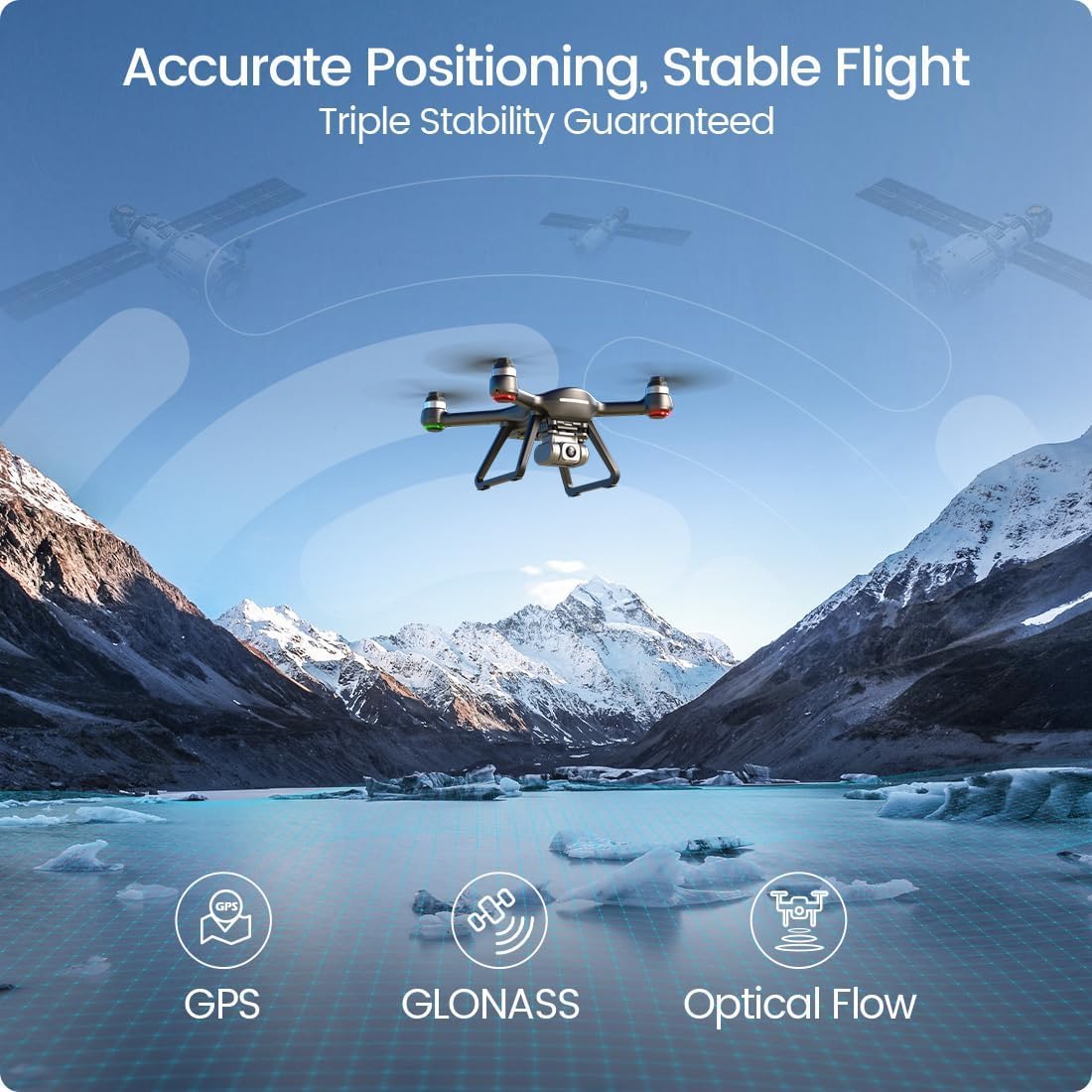 Holy Stone HS700E 4K UHD Drone with EIS Anti Shake 130 FOV Camera for Adults, GPS Quadcopter with 5GHz FPV Transmission, Brushless Motor, Easy Auto Return Home, Follow Me and Outdoor Carrying Case · v4