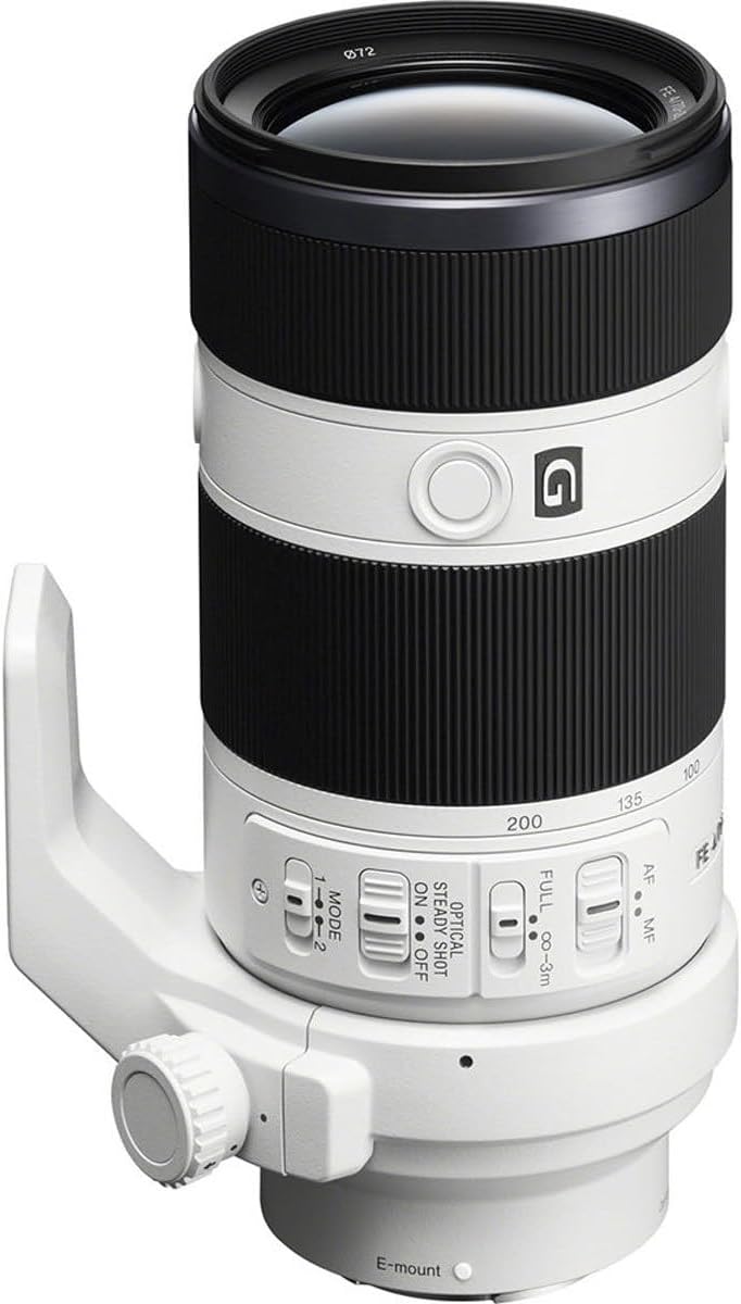 Obiettivo Sony FE 70-200mm f/4.0 G OSS per Sony E, pacchetto con flash Flashpoint Zoom Li-on R2 TTL, kit di pulizia, panno di pulizia