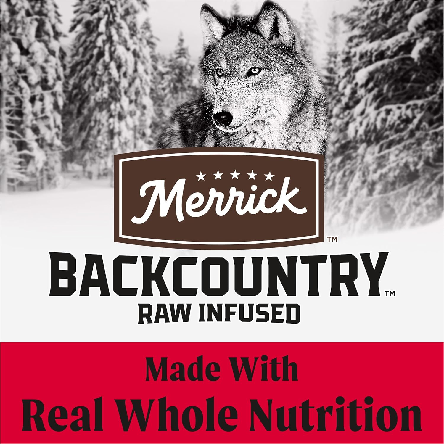 Pienso seco para perros Merrick Backcountry sin cereales con granos saludables, 20 libras (paquete de 1)